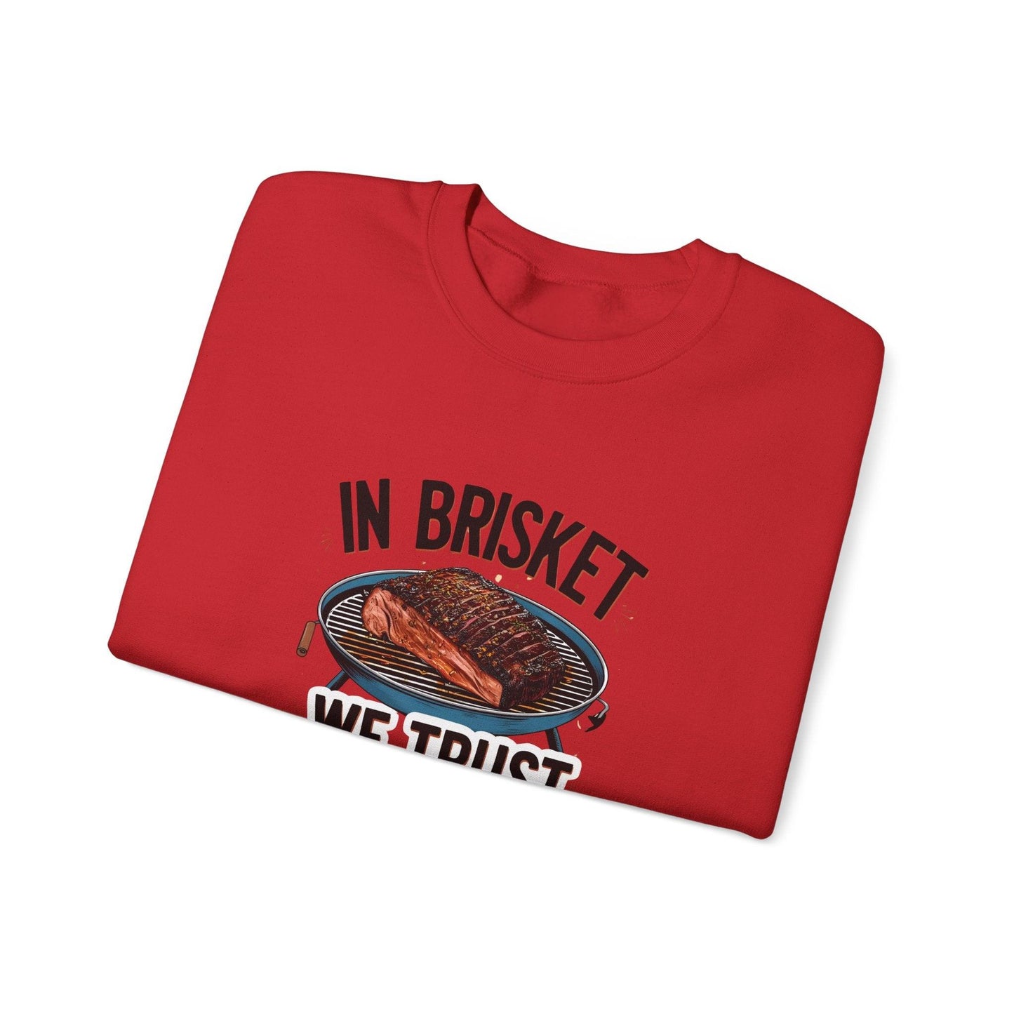 In Brisket We Story Unisex Heavy Blend™ Crewneck Sweatshirt