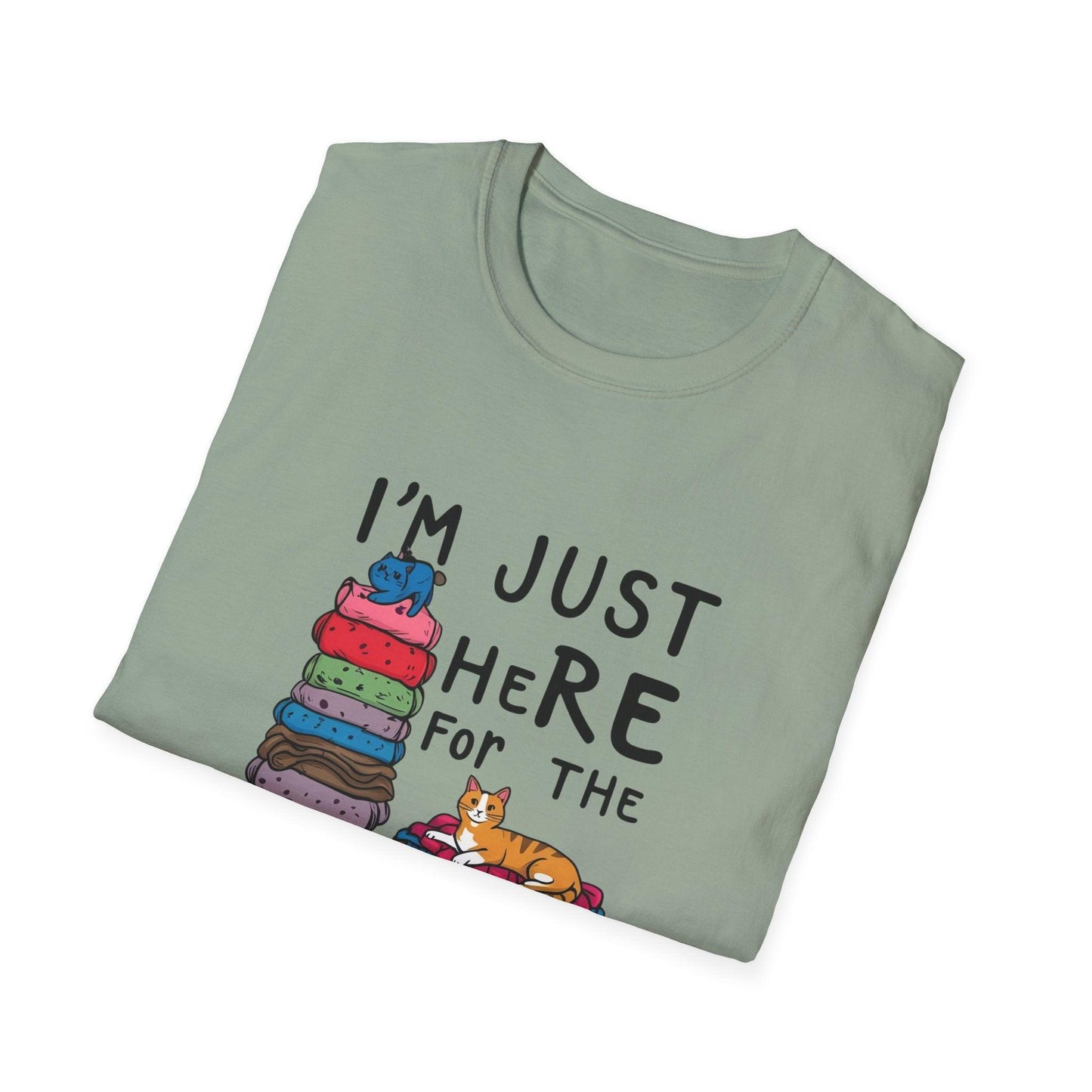 I'm Just Here For The Cats Unisex Softstyle T-Shirt