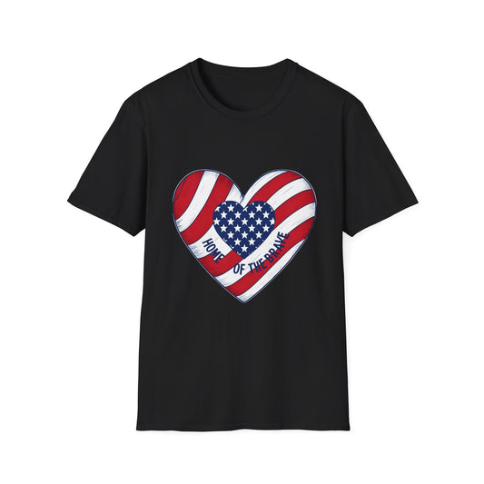 Home of the Brave Unisex Softstyle T-Shirt