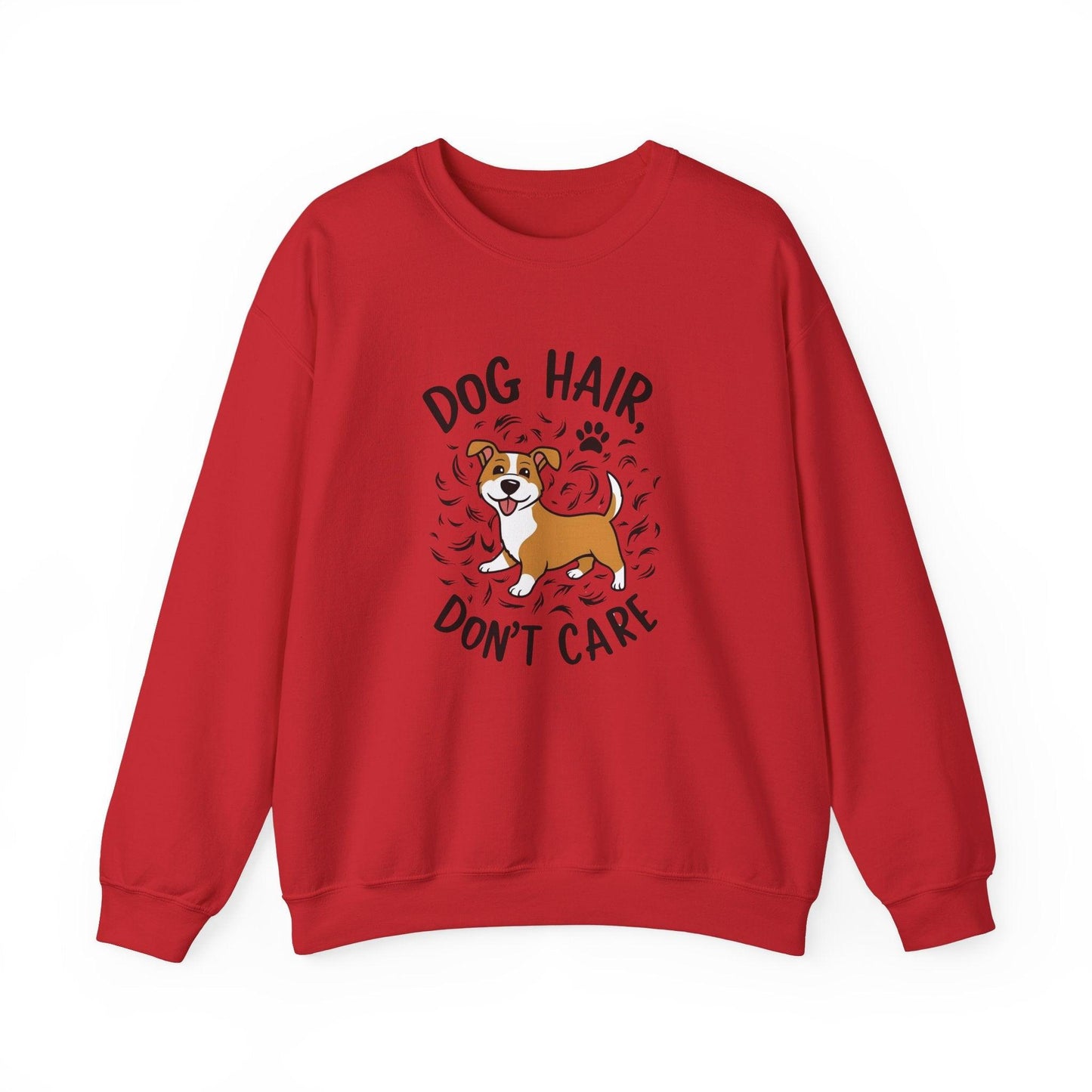 Dog Hair Dog Don't Care Unisex Heavy Blend™ Crewneck Sweatshirt