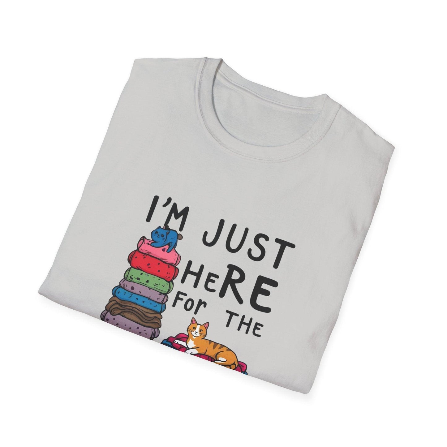 I'm Just Here For The Cats Unisex Softstyle T-Shirt