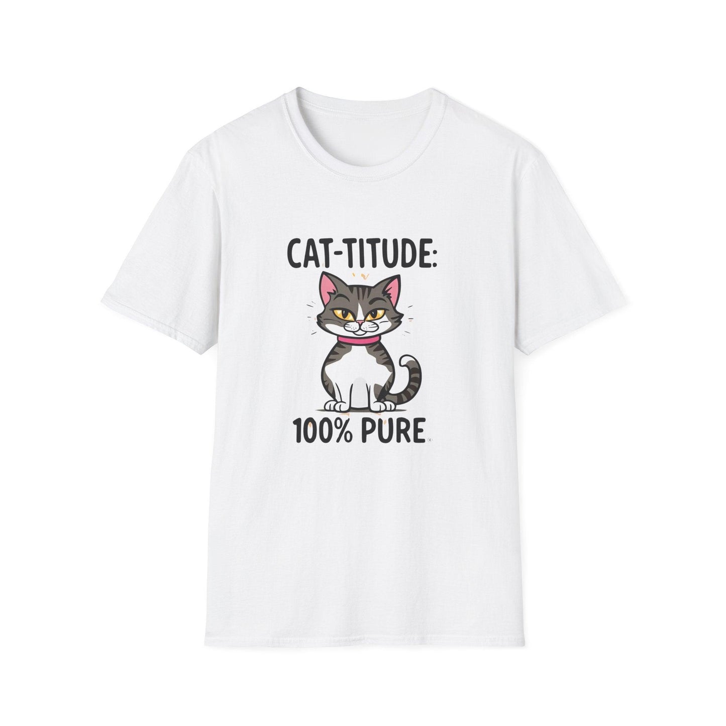 CAT-TITUDE 100% Pure Unisex Softstyle T-Shirt