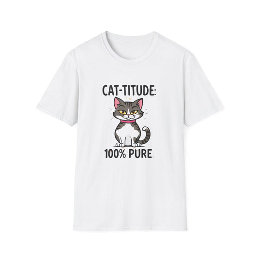 CAT-TITUDE 100% Pure Unisex Softstyle T-Shirt