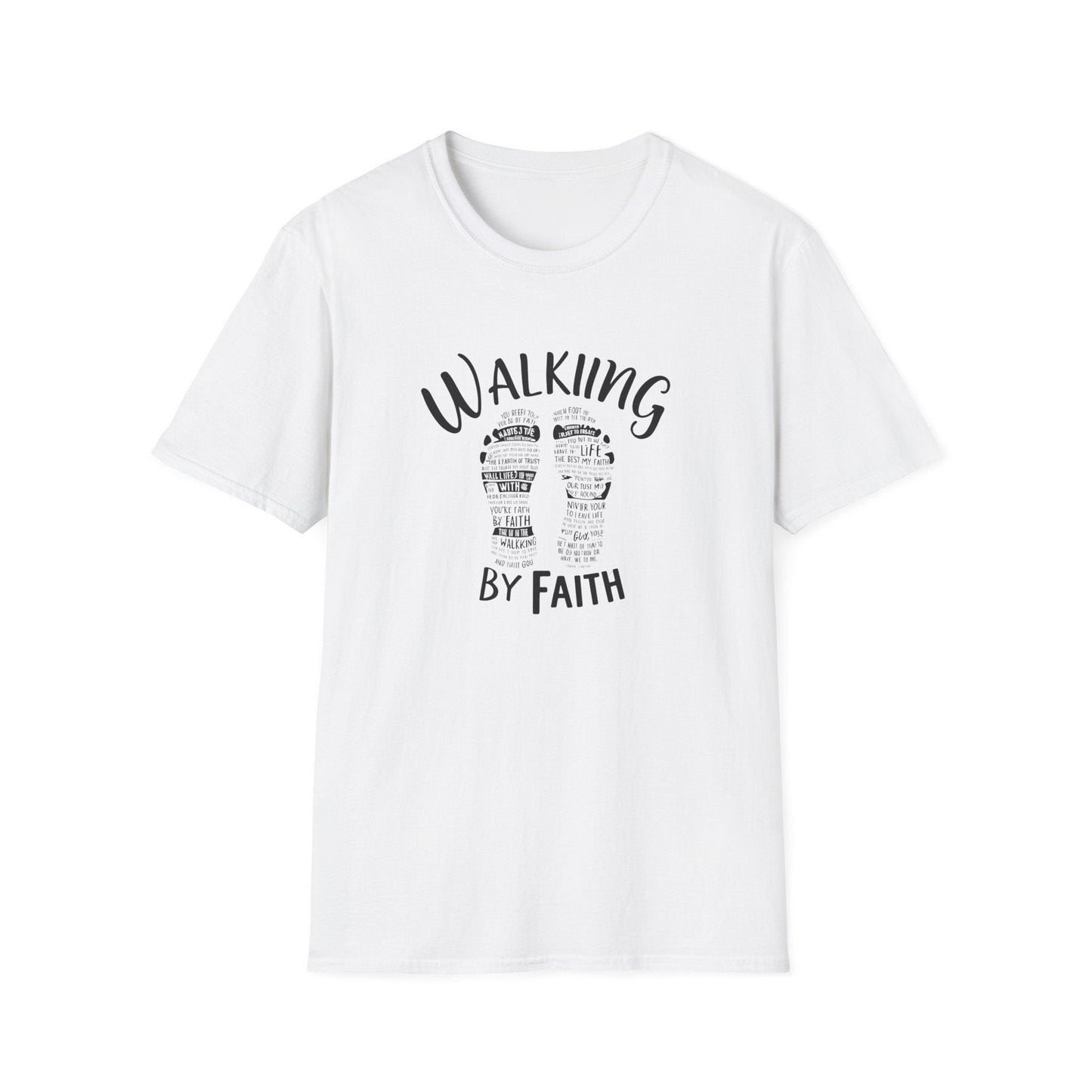 Walking by Faith  Unisex Softstyle T-Shirt