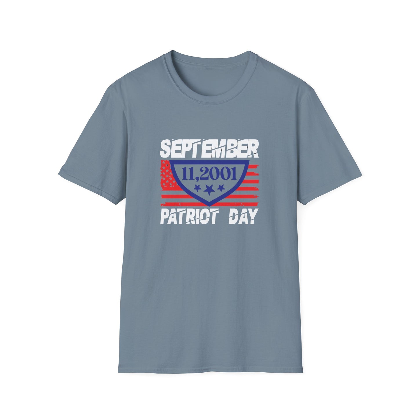 September 11 2001 Patroit Day Unisex Softstyle T-Shirt