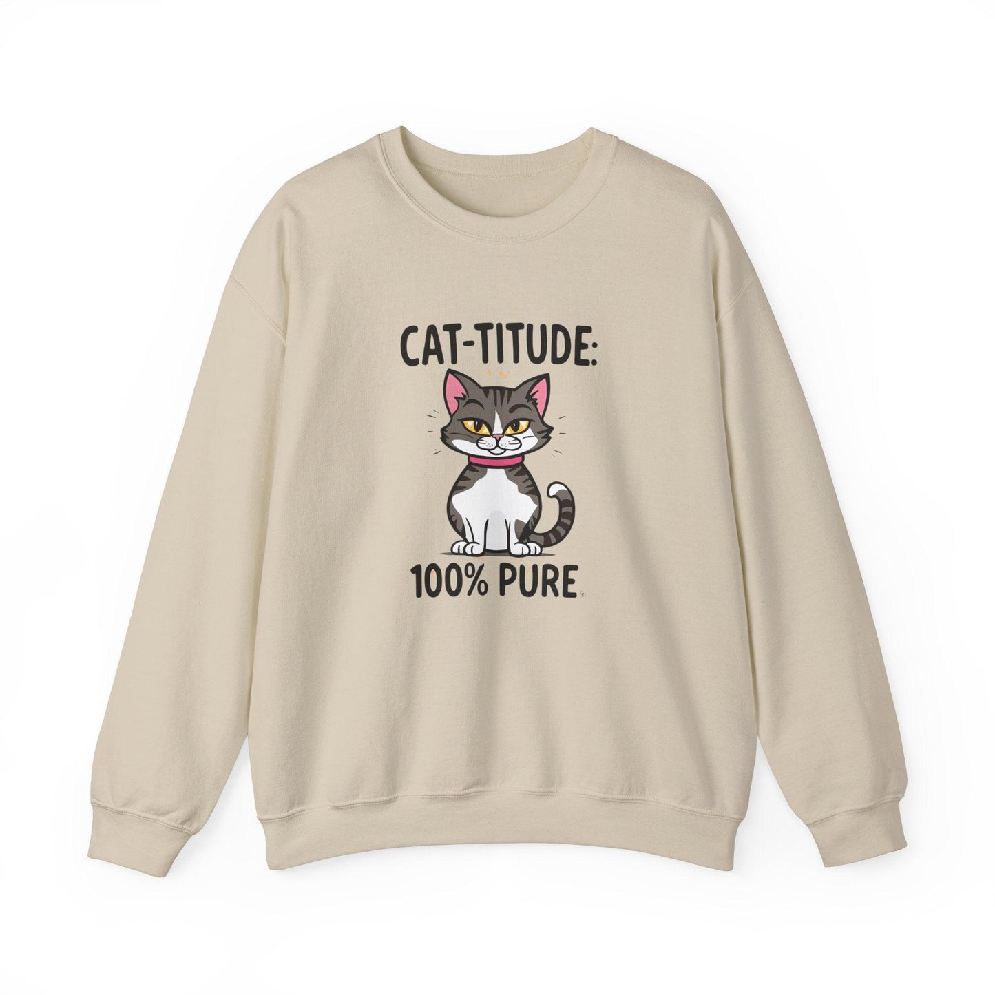 CAT-TITUDE 100% Pure Unisex Heavy Blend™ Crewneck Sweatshirt