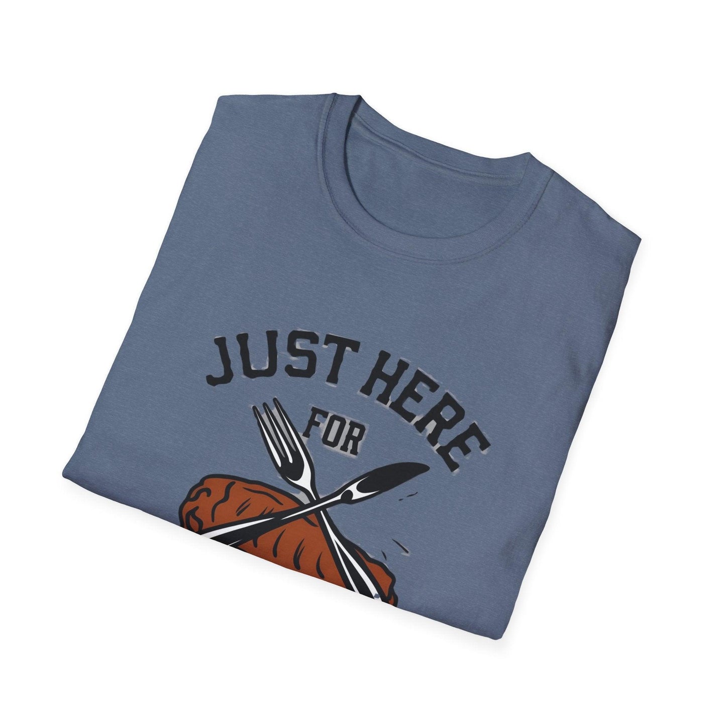 Just Here For Brisket Unisex Softstyle T-Shirt