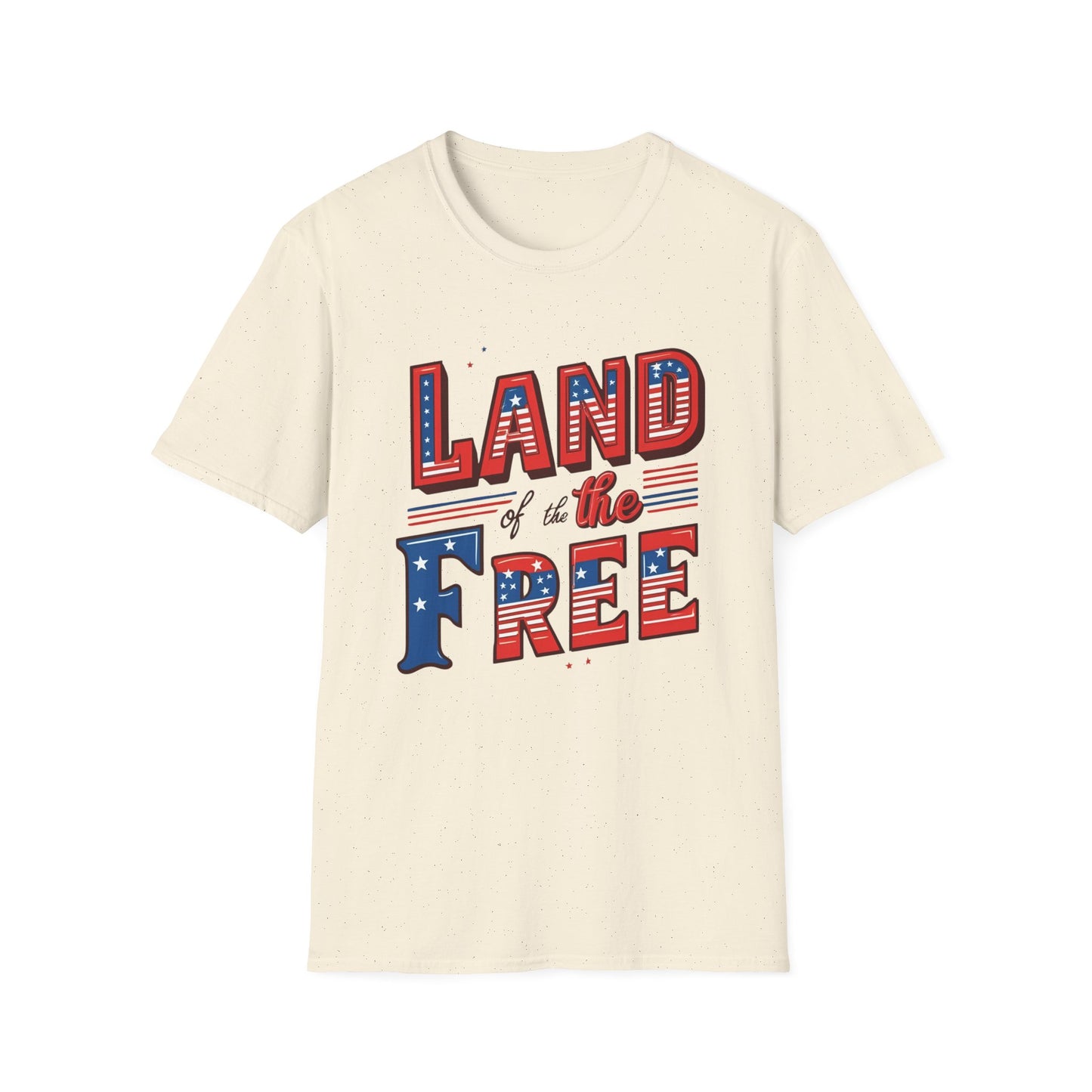 Land of the Free Unisex Softstyle T-Shirt