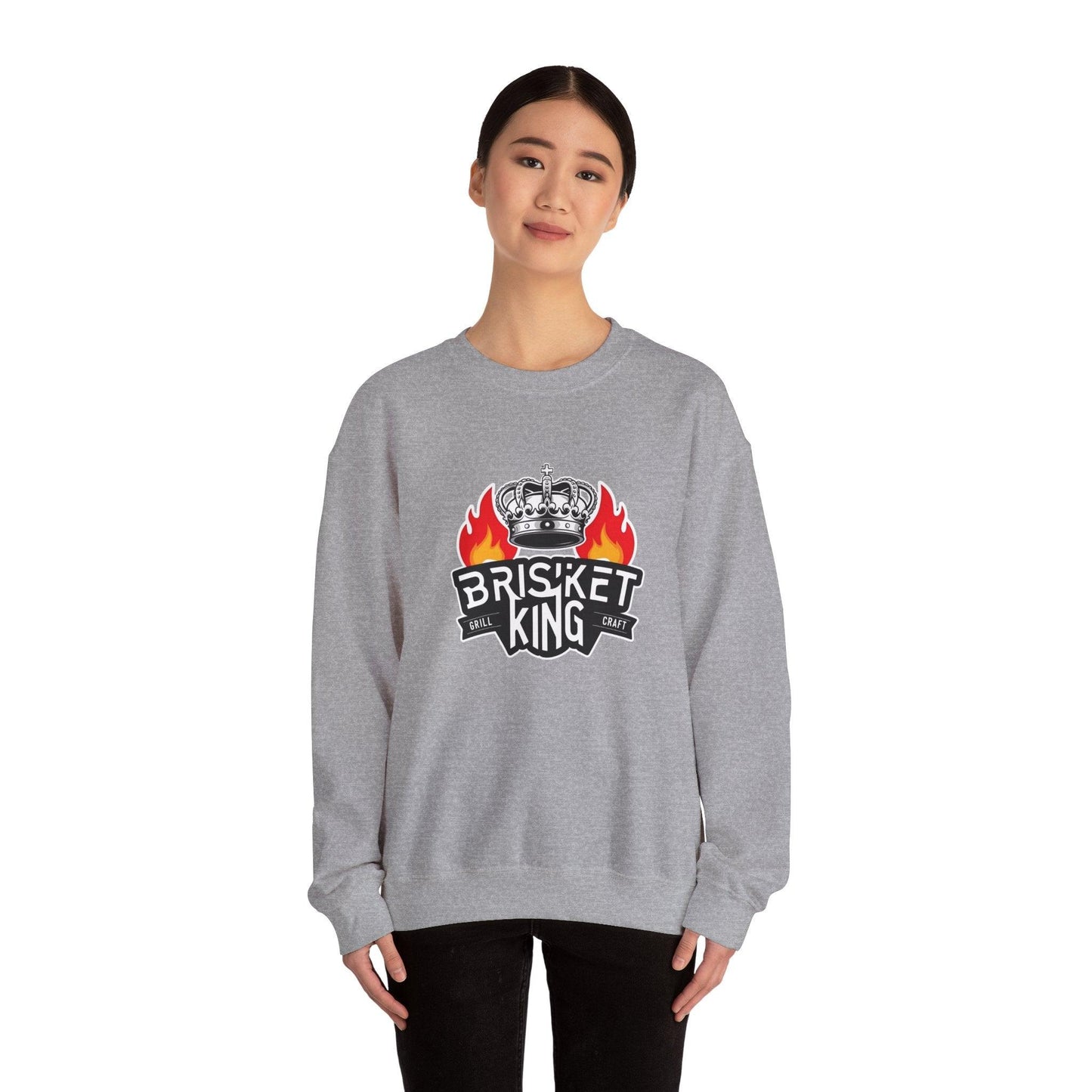 Brisket King Unisex Heavy Blend™ Crewneck Sweatshirt