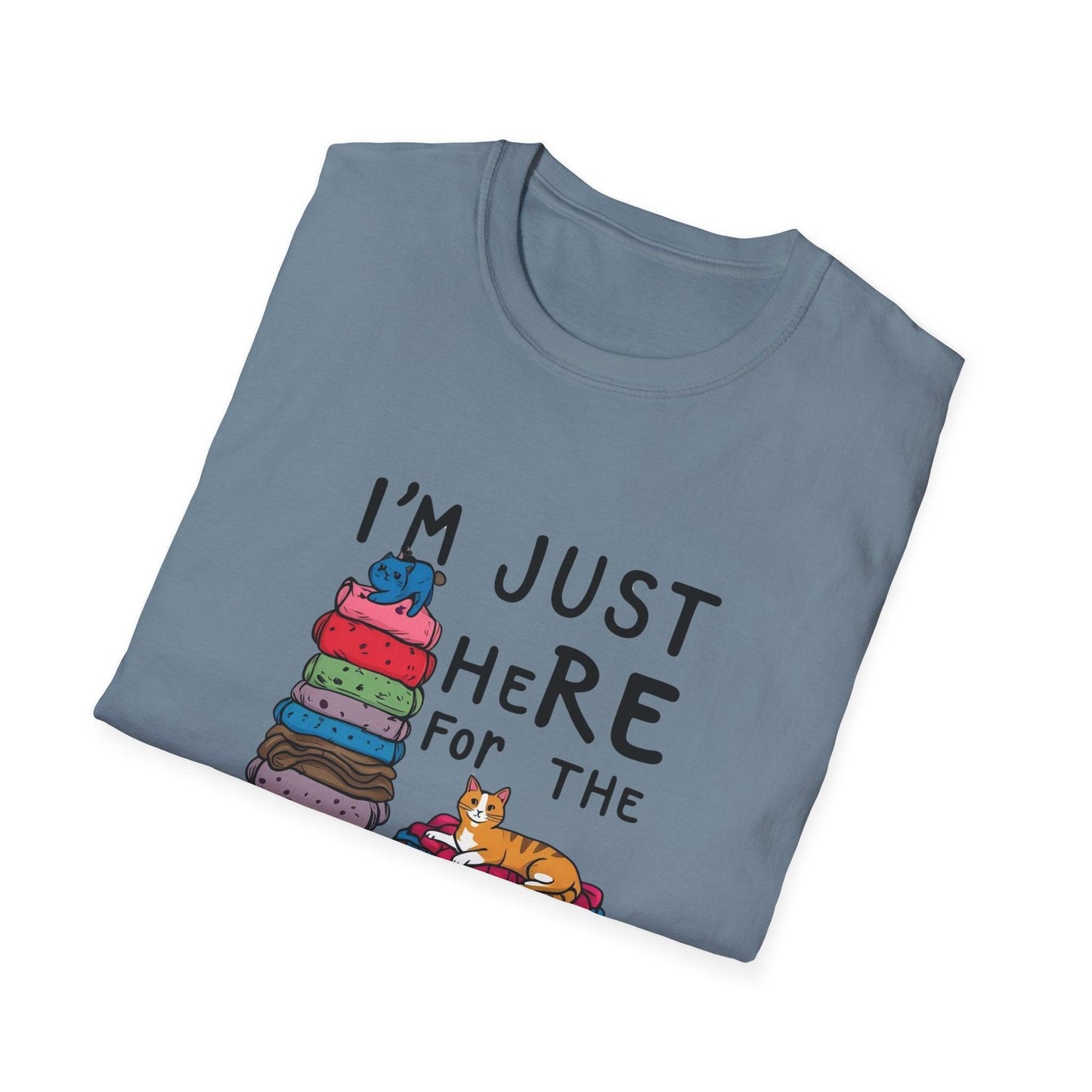 I'm Just Here For The Cats Unisex Softstyle T-Shirt