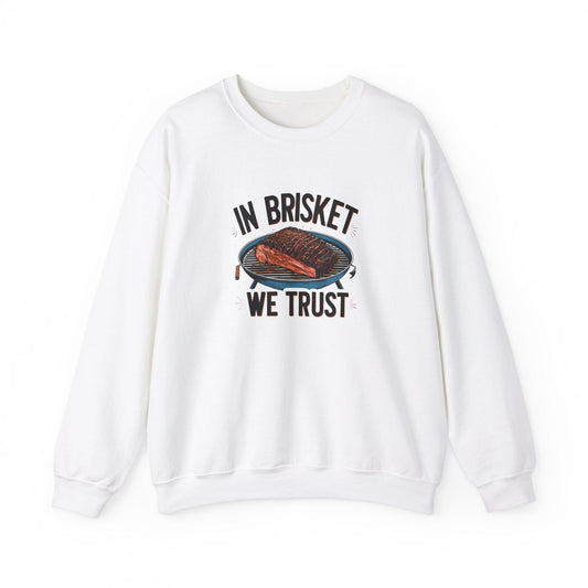 In Brisket We Story Unisex Heavy Blend™ Crewneck Sweatshirt