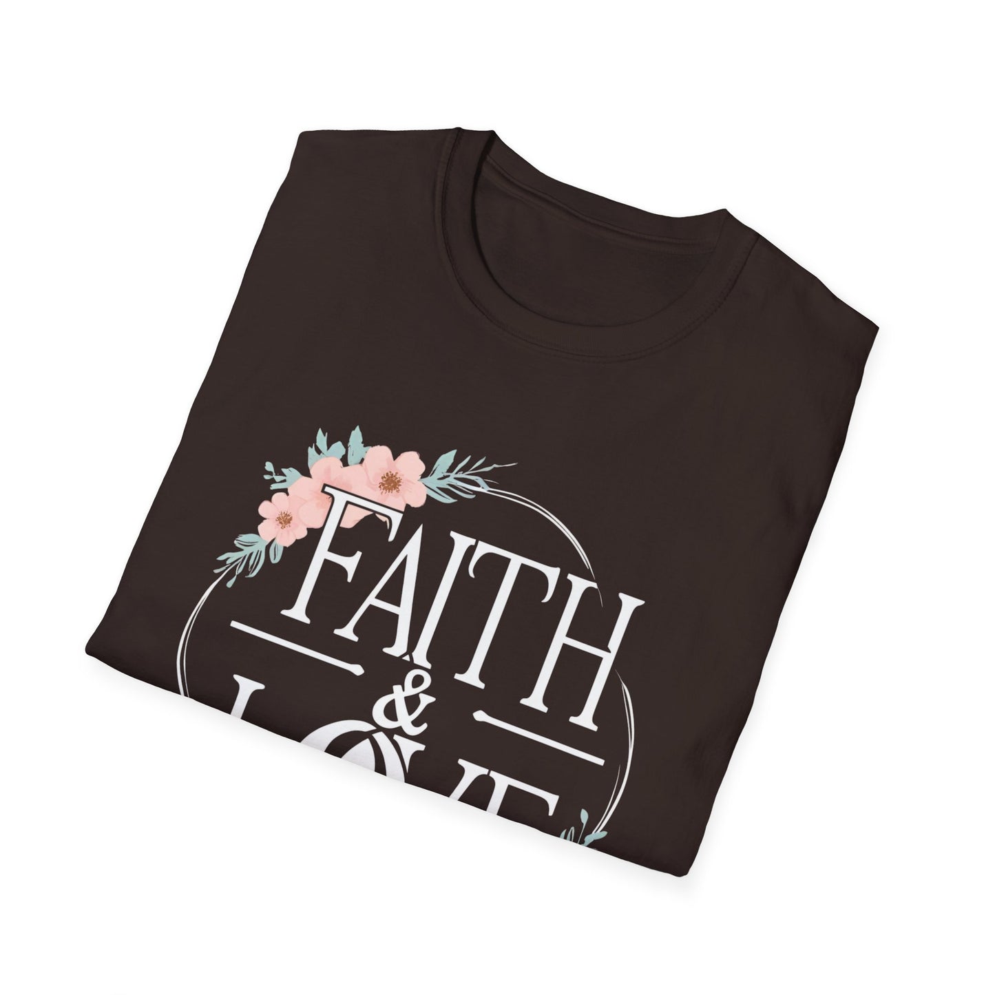 Faith & Love Unisex Softstyle T-Shirt