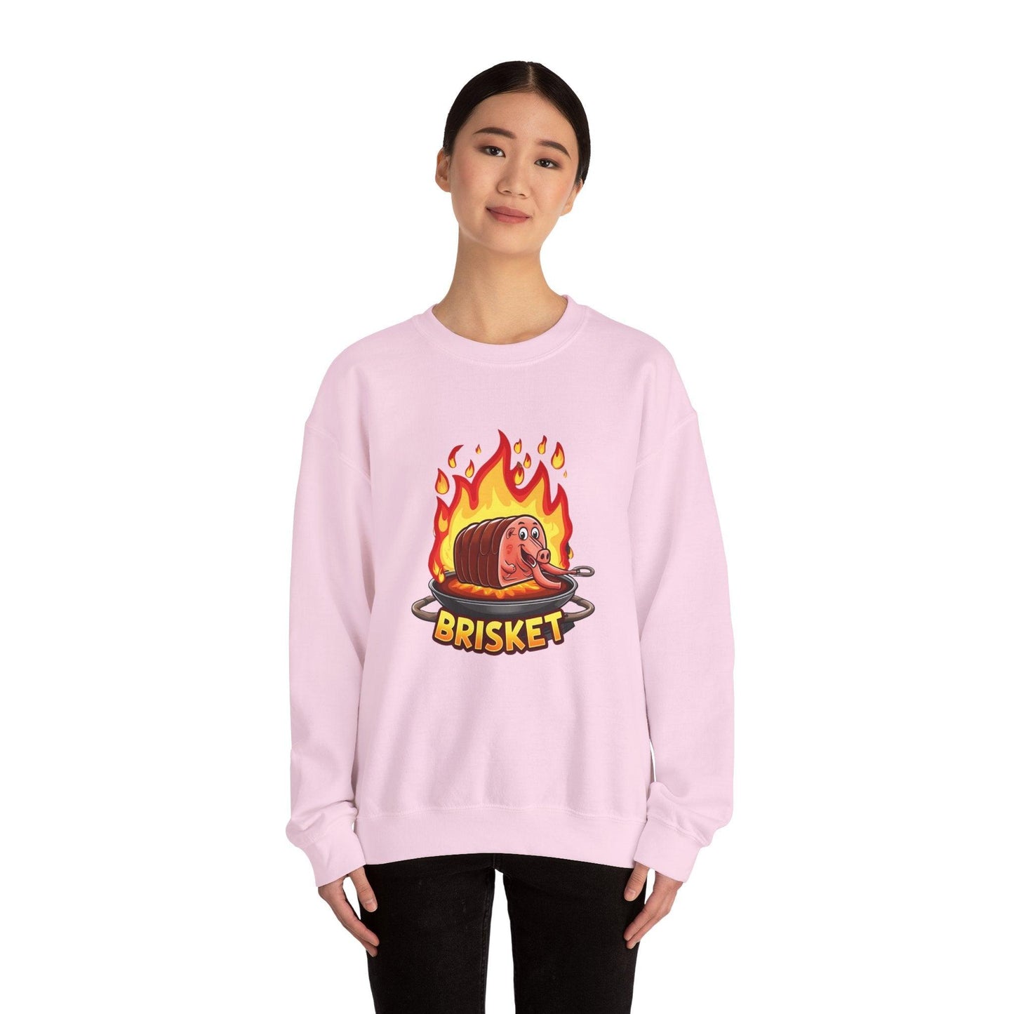 Hot Brisket Unisex Heavy Blend™ Crewneck Sweatshirt