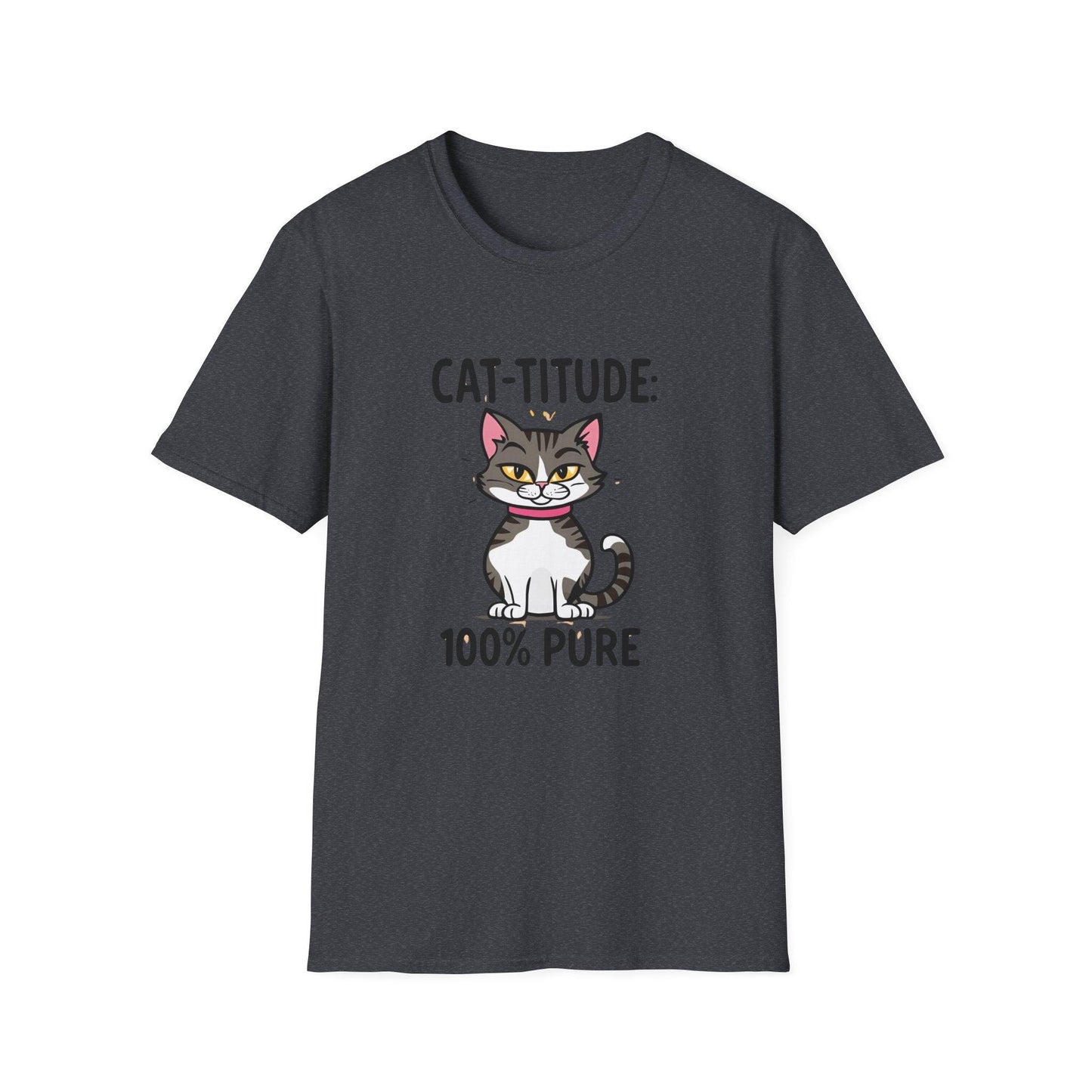 CAT-TITUDE 100% Pure Unisex Softstyle T-Shirt