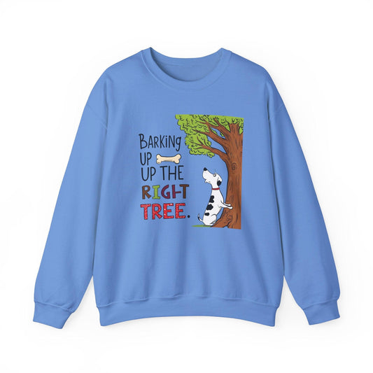 Barking up the right Tree Unisex Heavy Blend™ Crewneck Sweatshirt