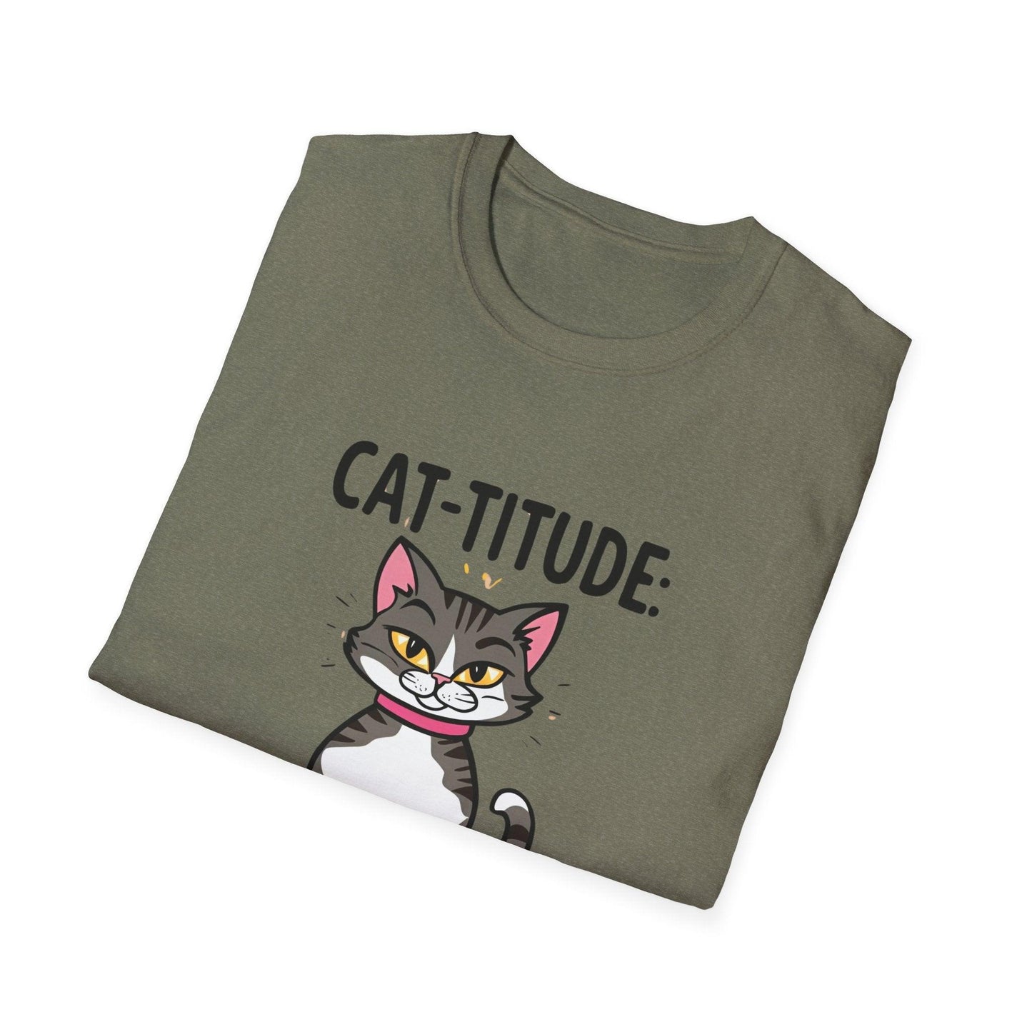 CAT-TITUDE 100% Pure Unisex Softstyle T-Shirt