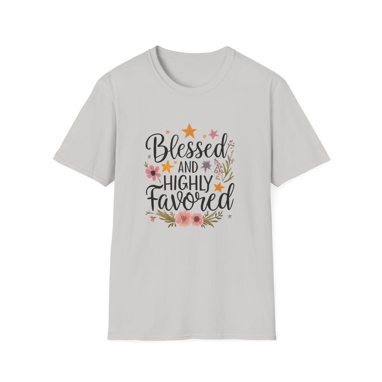 Blessed and Highly Favored Unisex Softstyle T-Shirt