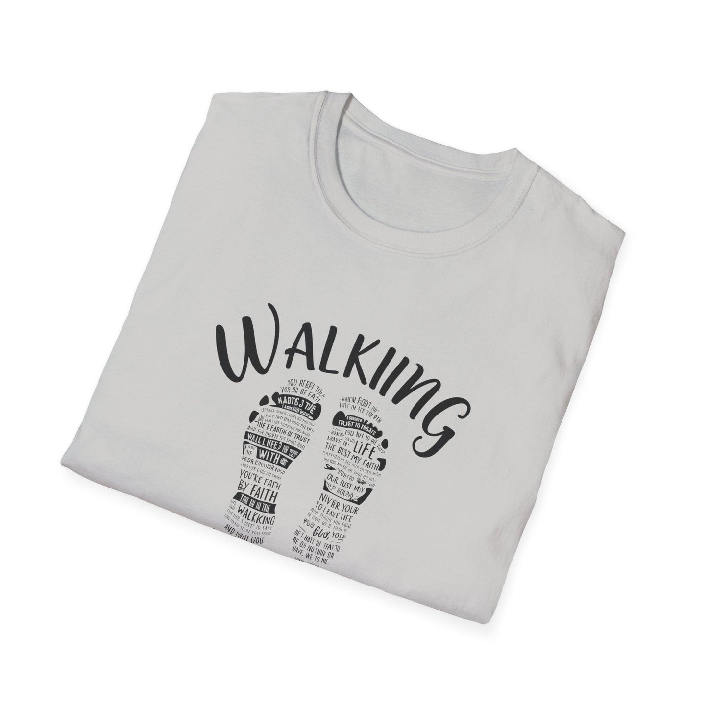 Walking by Faith  Unisex Softstyle T-Shirt