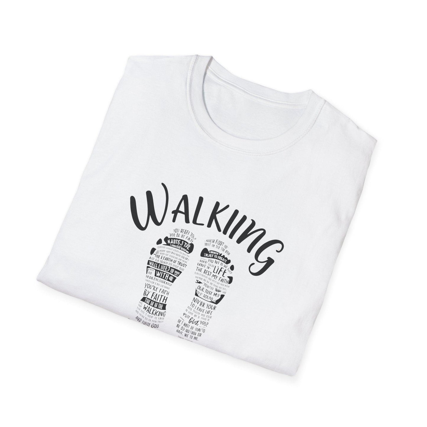 Walking by Faith  Unisex Softstyle T-Shirt