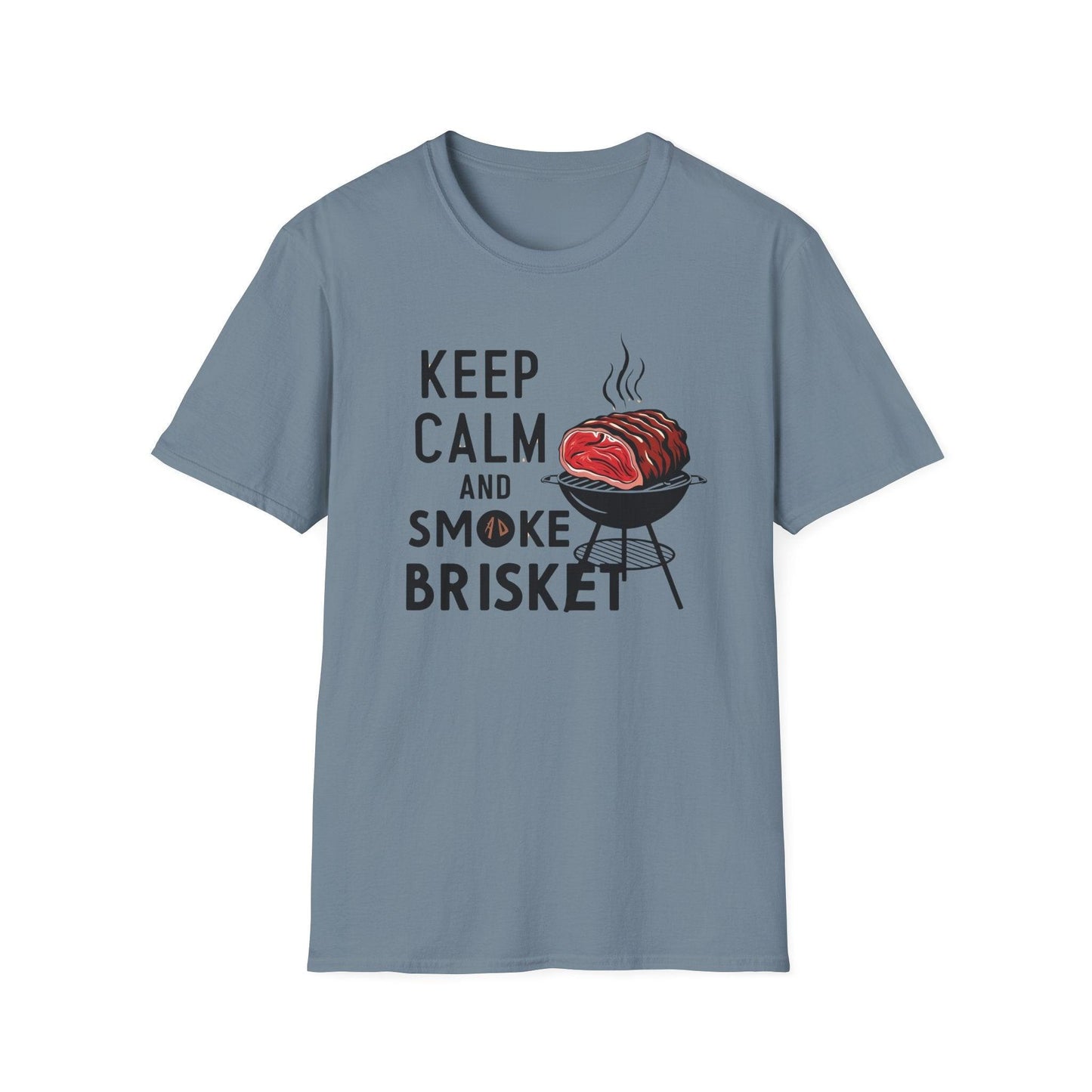 Keep Calm and Smoke Brisket Unisex Softstyle T-Shirt