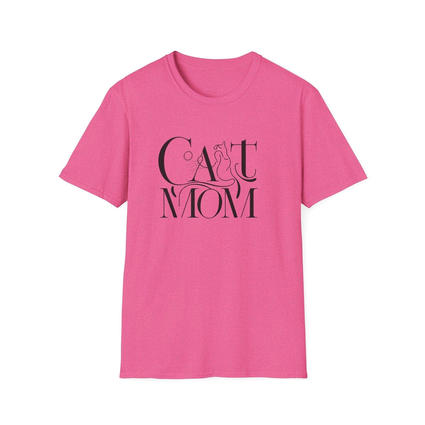 Cat Mom Unisex Softstyle T-Shirt