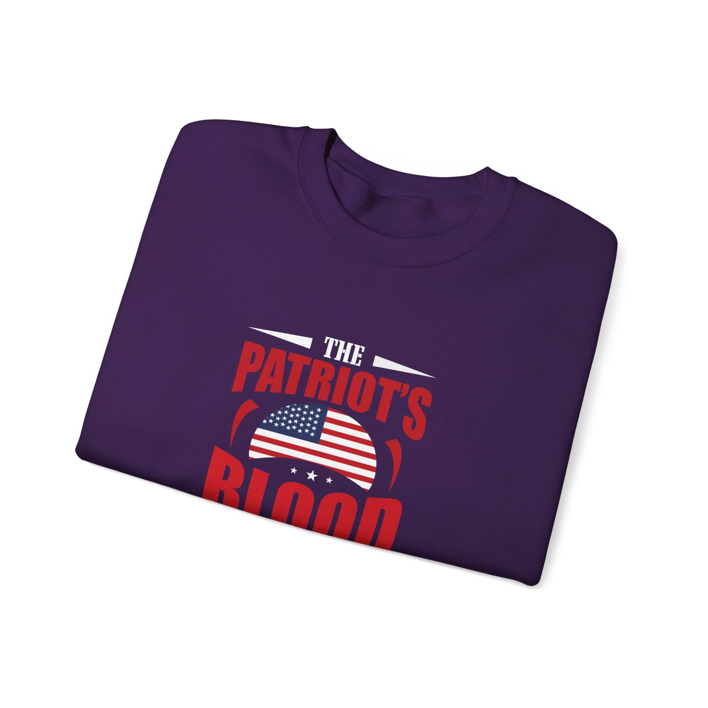 The Patroit Blood Is The Seed of Freedom Tree Unisex Heavy Blend™ Crewneck Sweatshirt