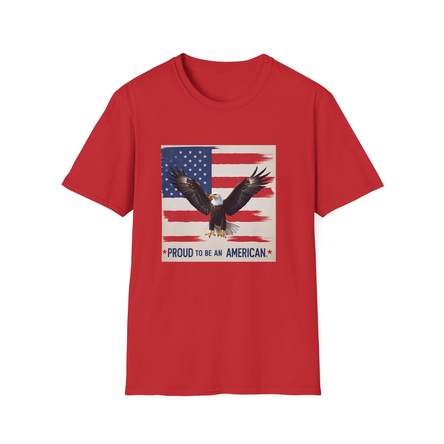 Proud To Be An American Unisex Softstyle T-Shirt