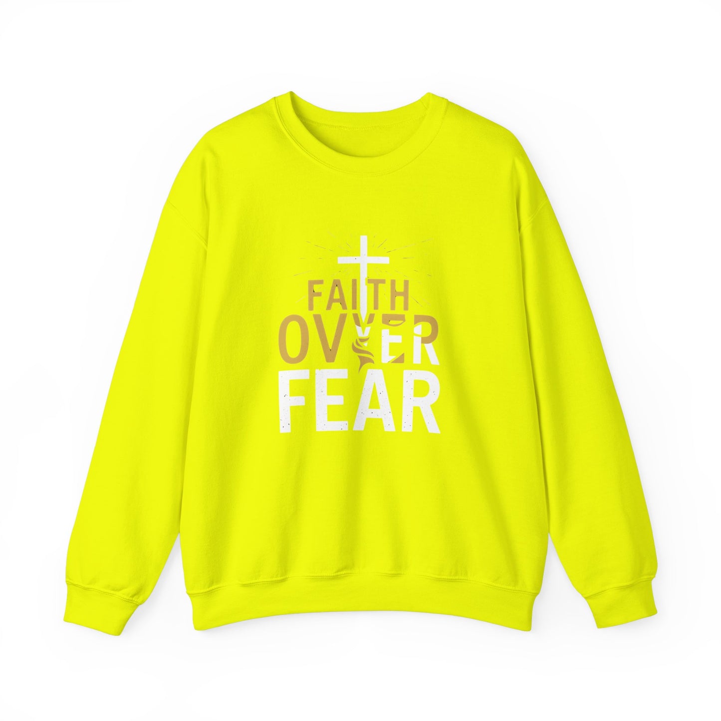 Faith Over Fear Unisex Heavy Blend™ Crewneck Sweatshirt