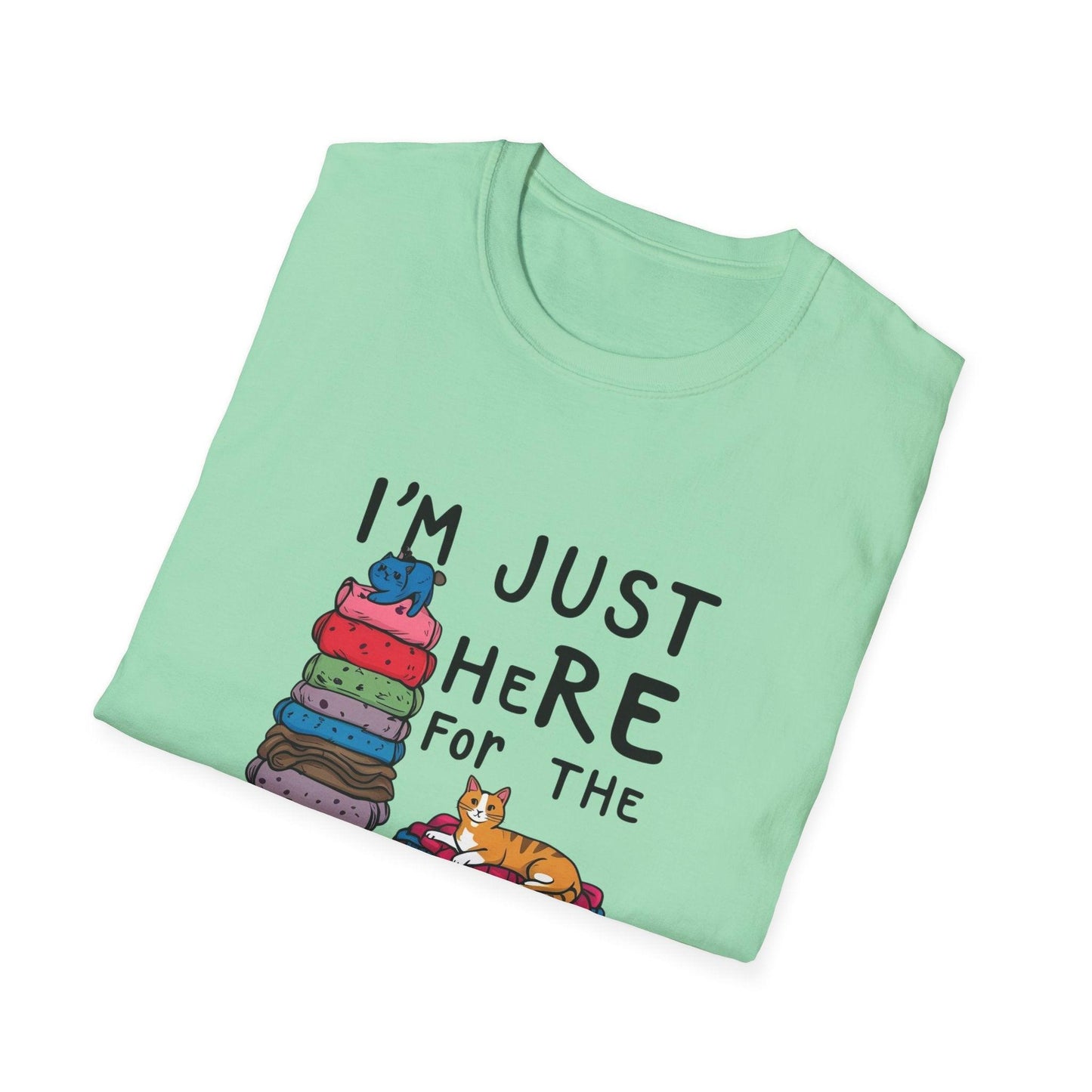 I'm Just Here For The Cats Unisex Softstyle T-Shirt