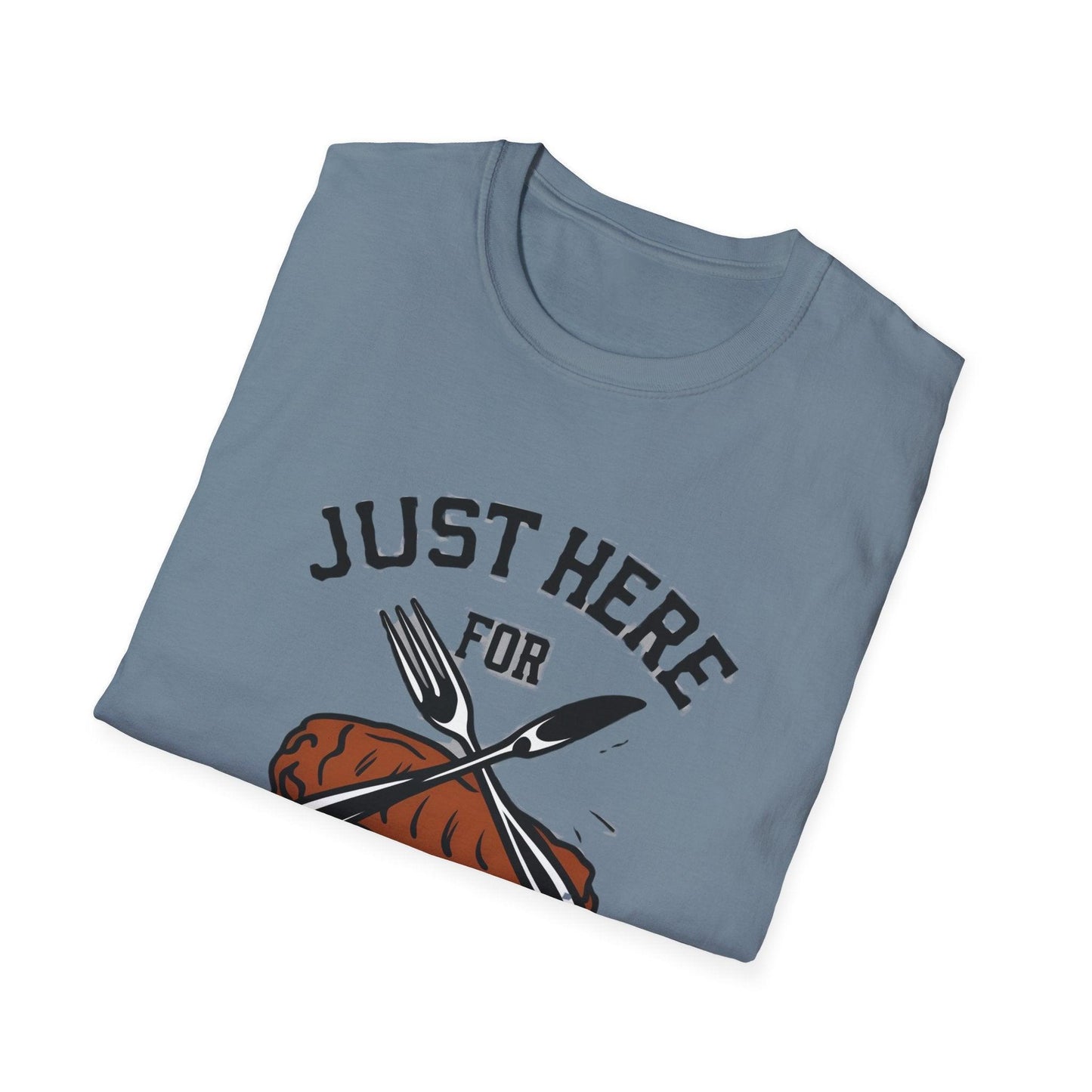 Just Here For Brisket Unisex Softstyle T-Shirt