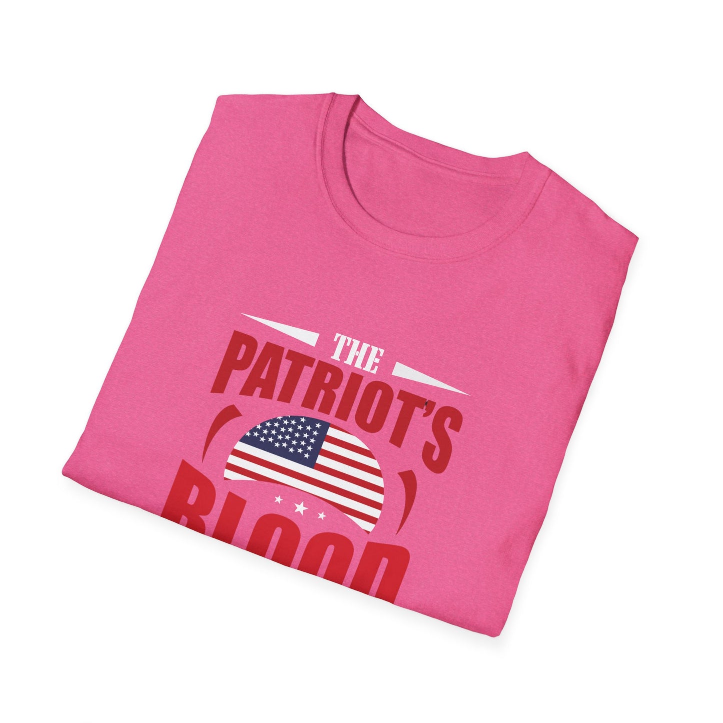 The Patriot Blood Is The Seed Of Freedom's Tree Unisex Softstyle T-Shirt