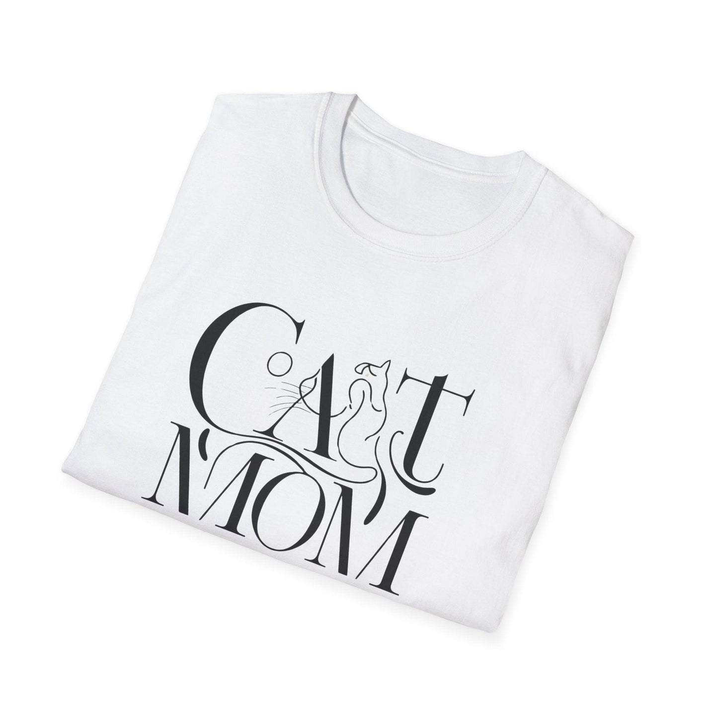 Cat Mom Unisex Softstyle T-Shirt