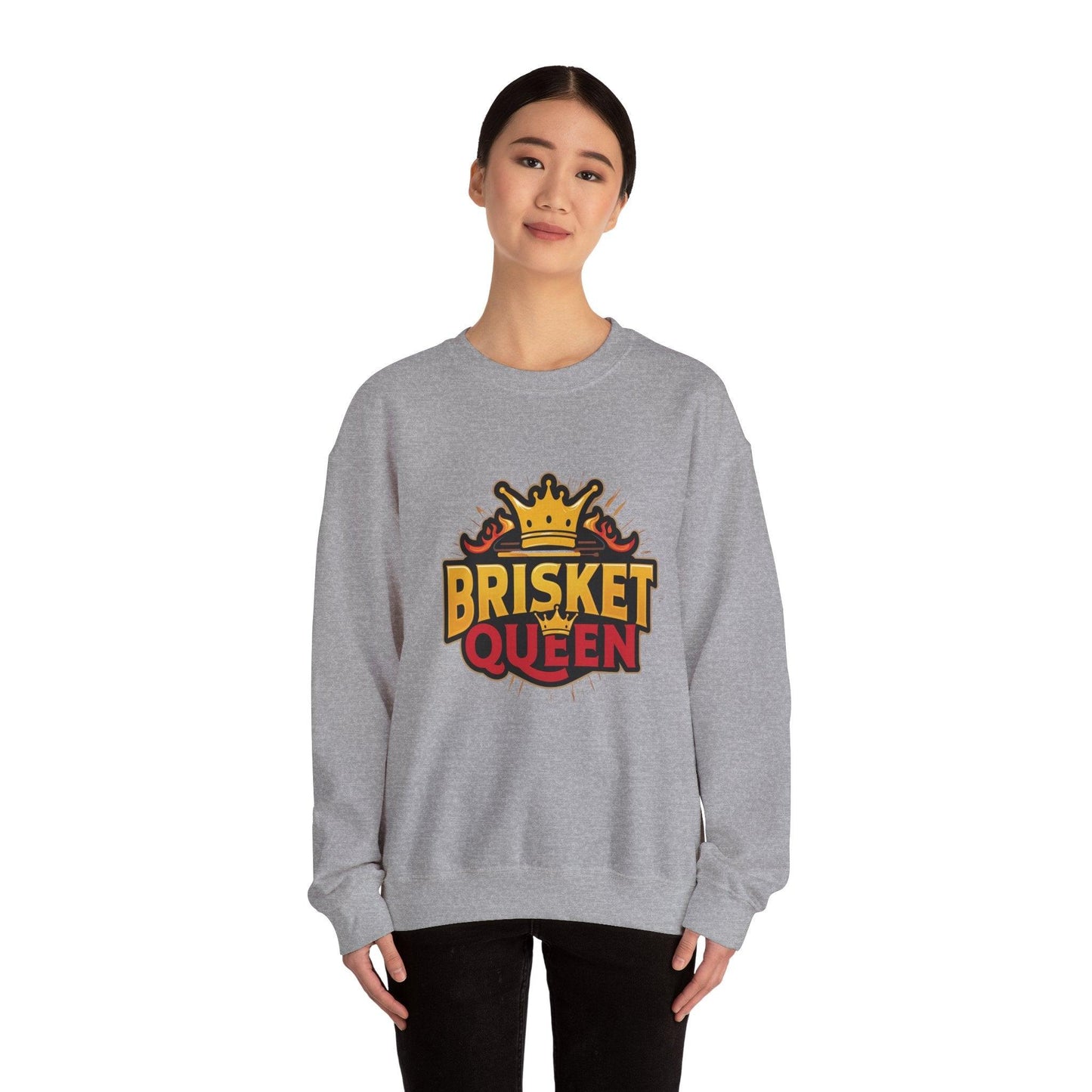 Brisket Queen Unisex Heavy Blend™ Crewneck Sweatshirt