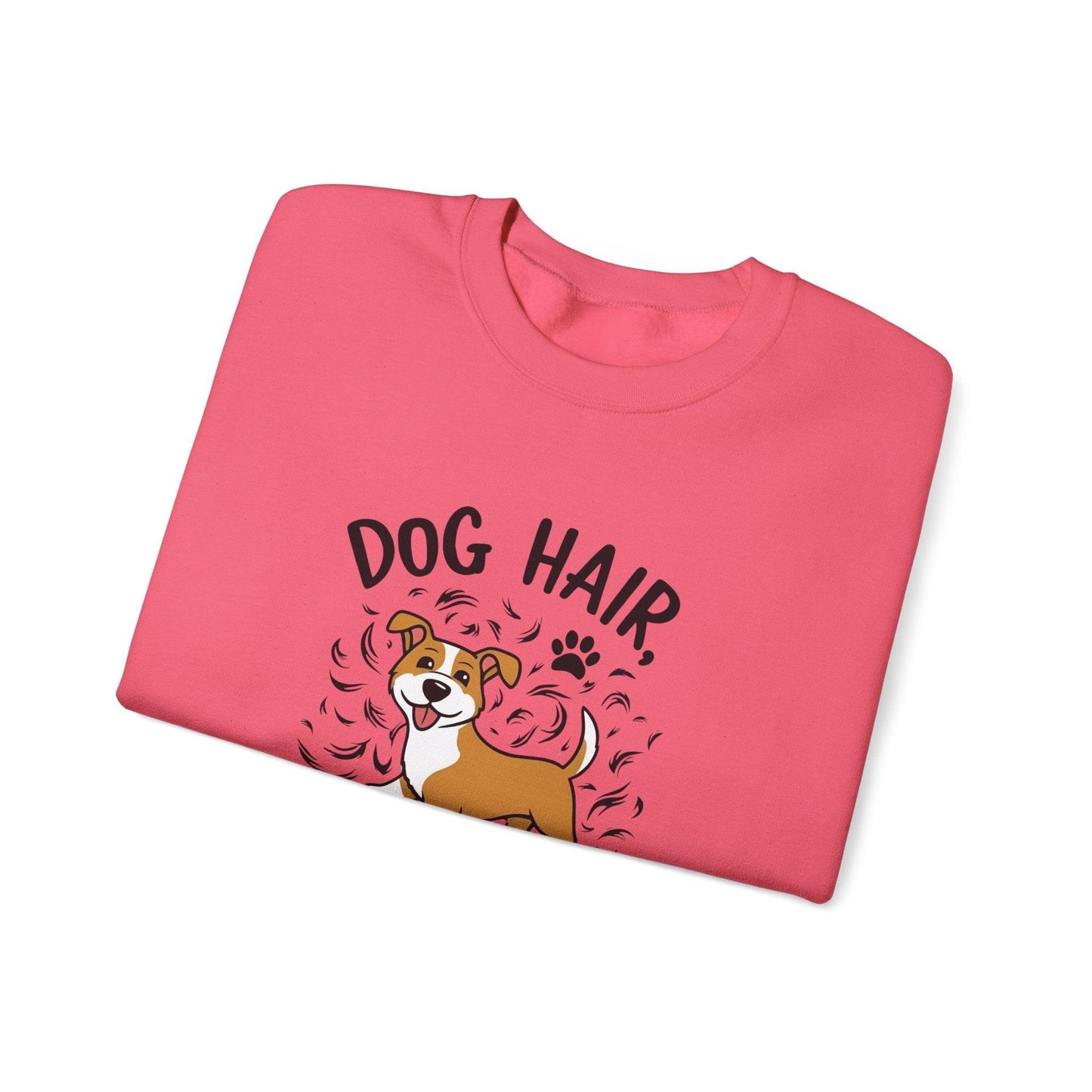 Dog Hair Dog Don't Care Unisex Heavy Blend™ Crewneck Sweatshirt