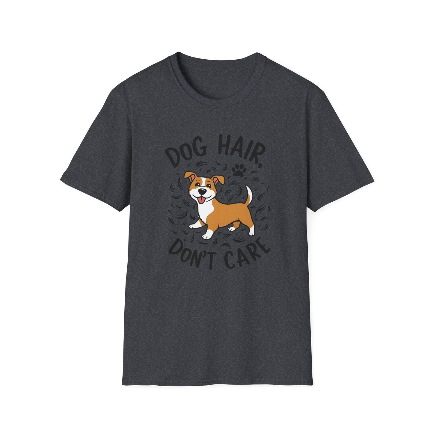 Dog Hair Don't Care Unisex Softstyle T-Shirt