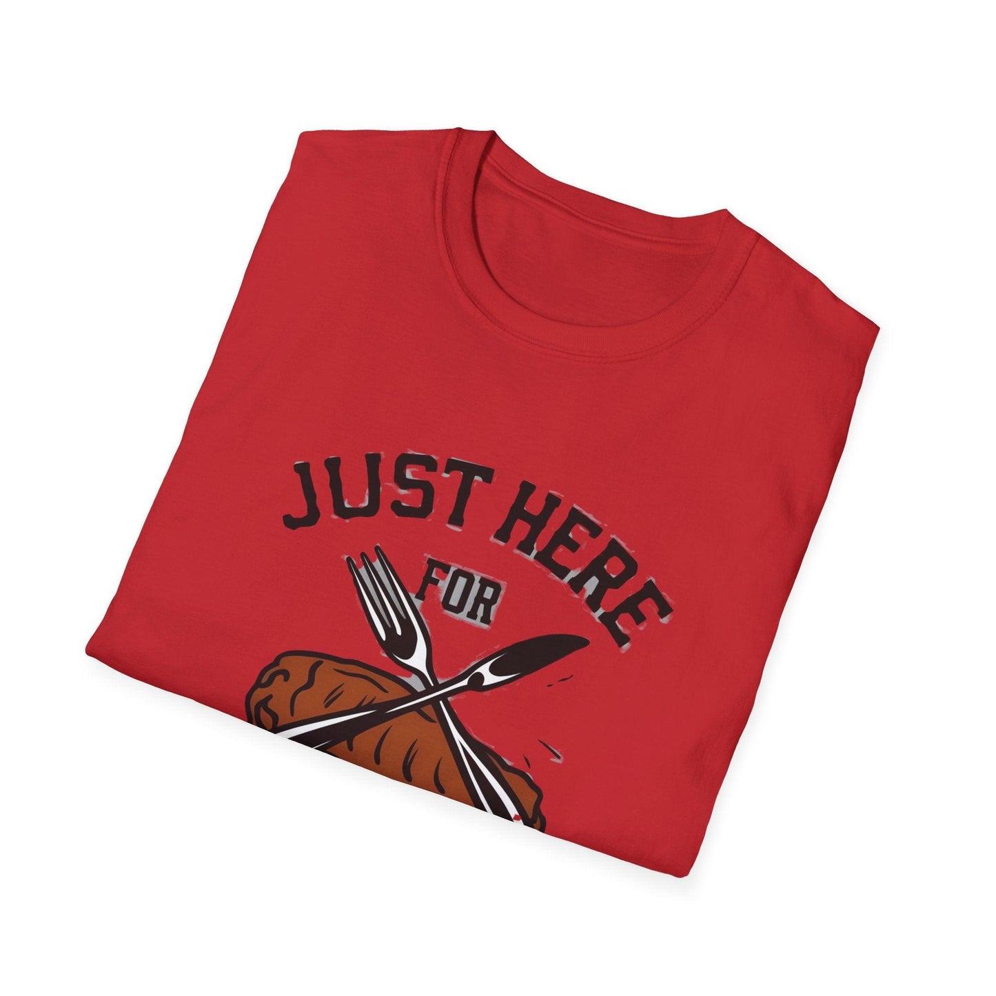 Just Here For Brisket Unisex Softstyle T-Shirt