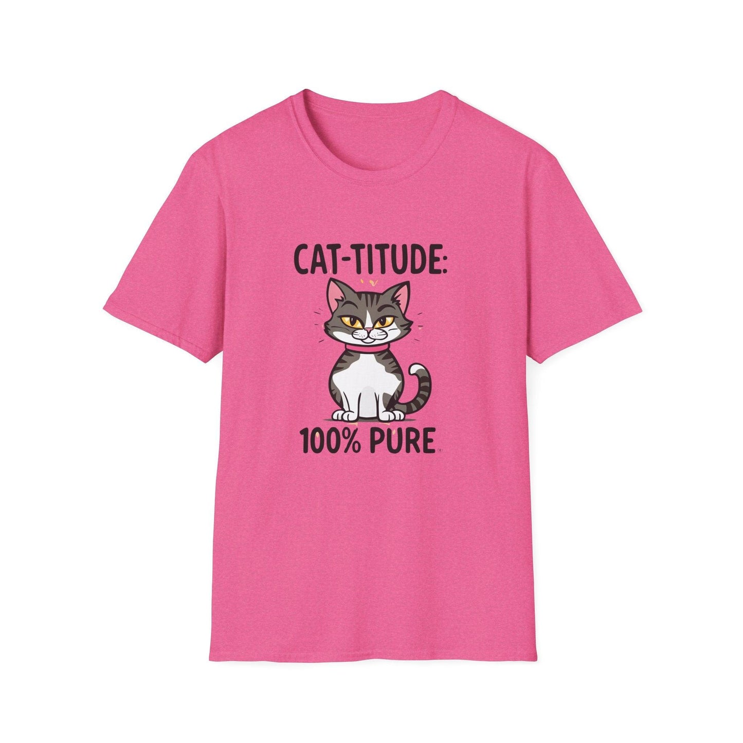 CAT-TITUDE 100% Pure Unisex Softstyle T-Shirt