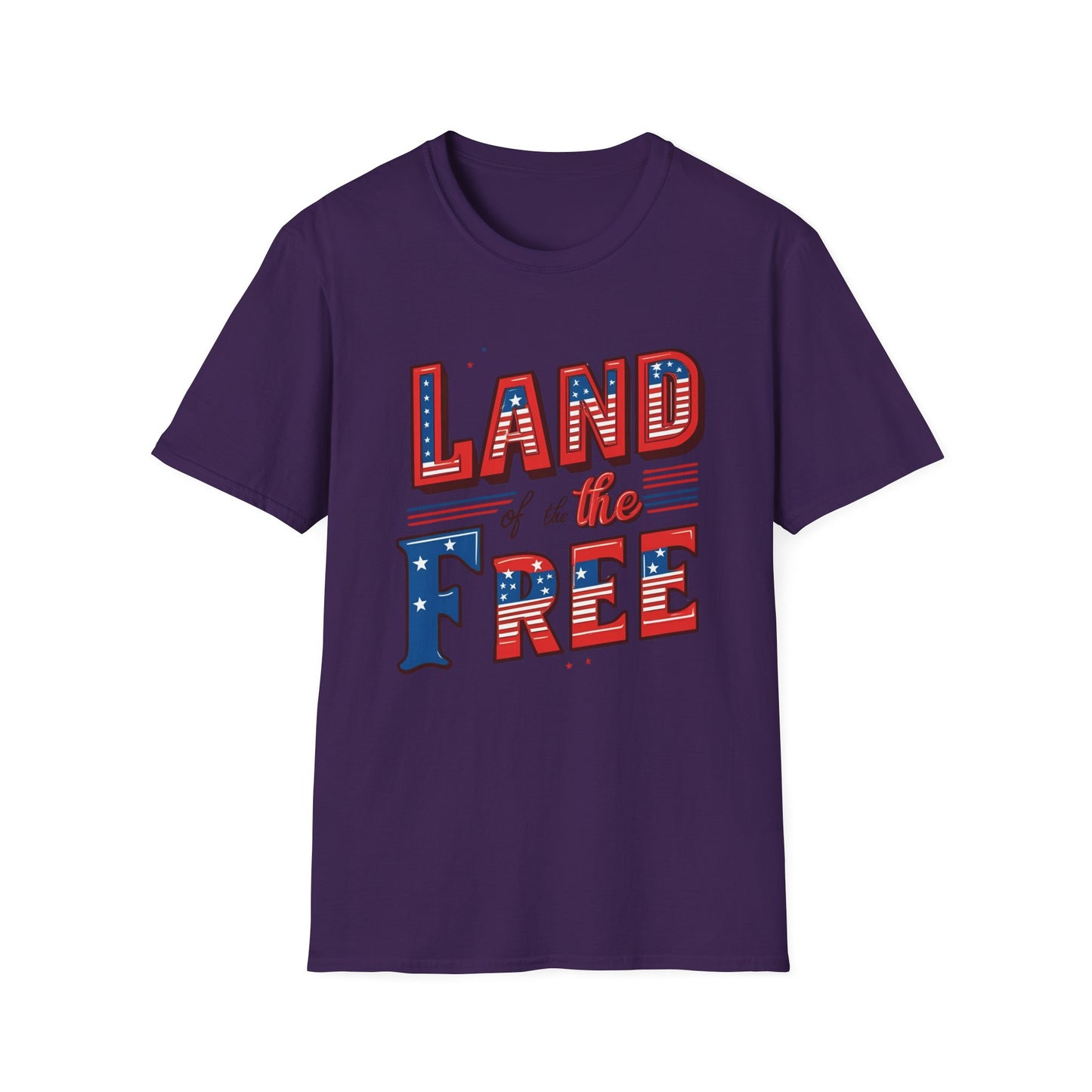 Land of the Free Unisex Softstyle T-Shirt