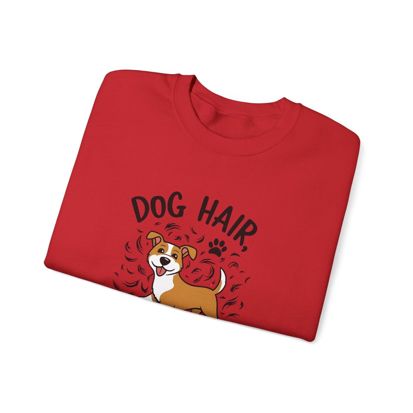 Dog Hair Dog Don't Care Unisex Heavy Blend™ Crewneck Sweatshirt