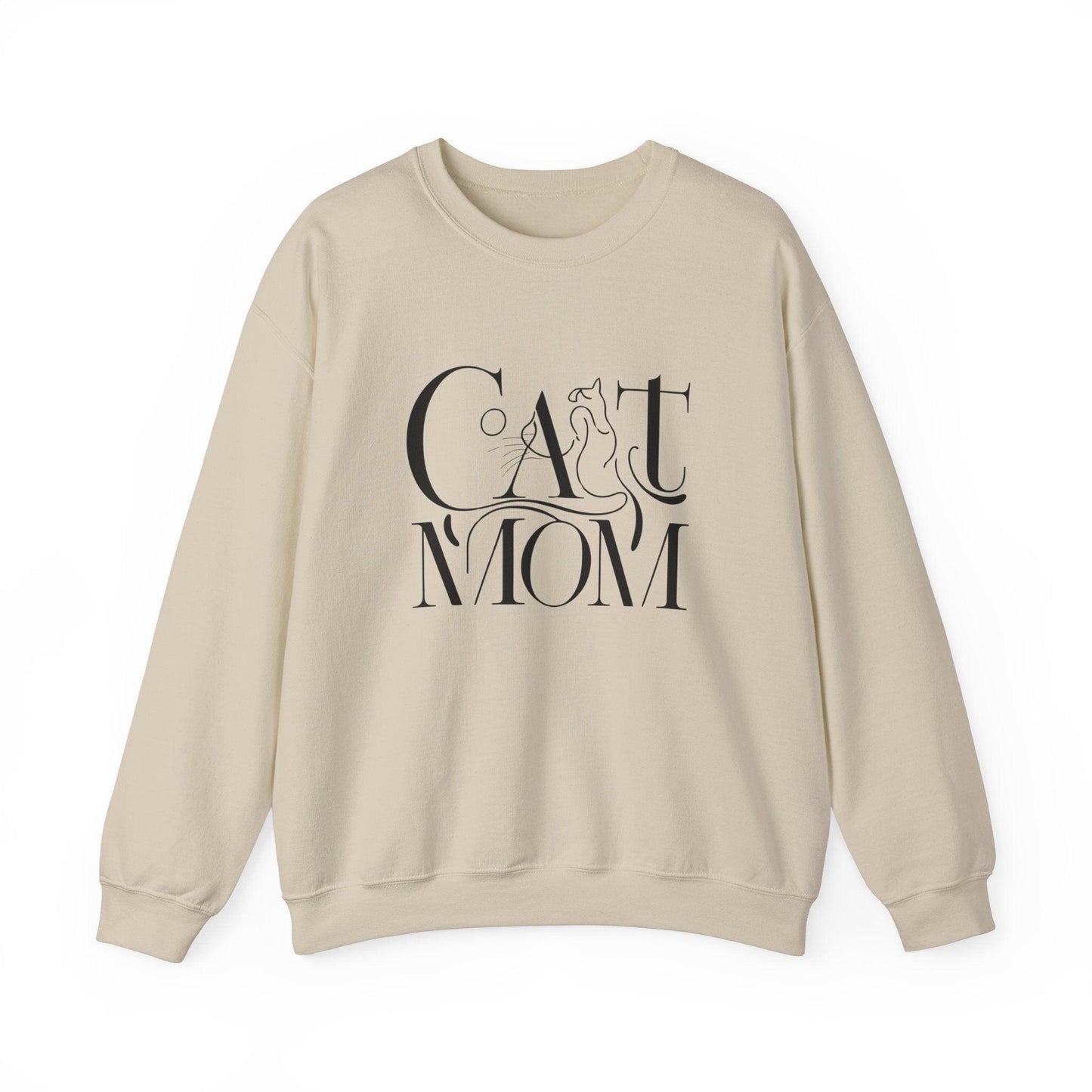 Cat Mom Unisex Heavy Blend™ Crewneck Sweatshirt