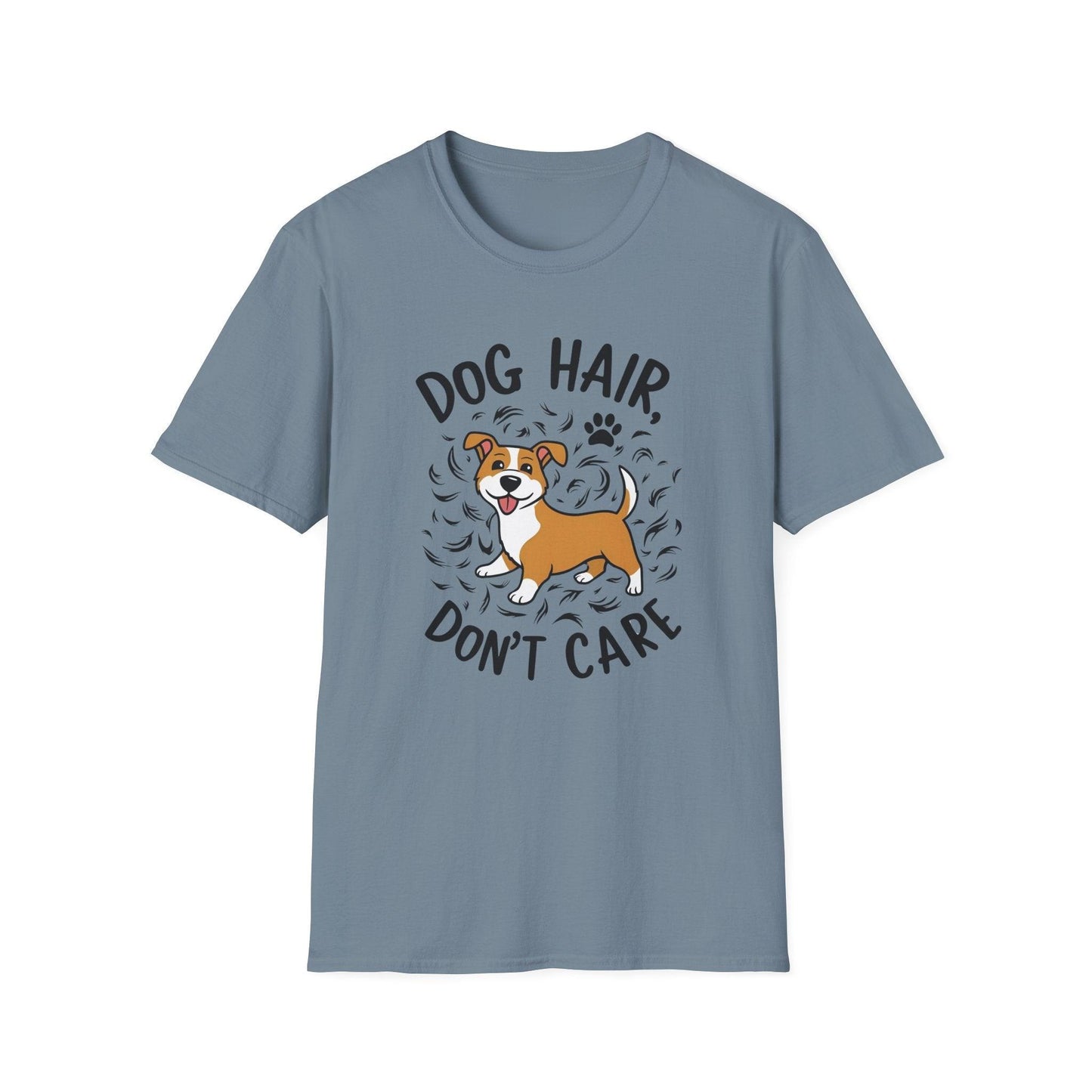 Dog Hair Don't Care Unisex Softstyle T-Shirt