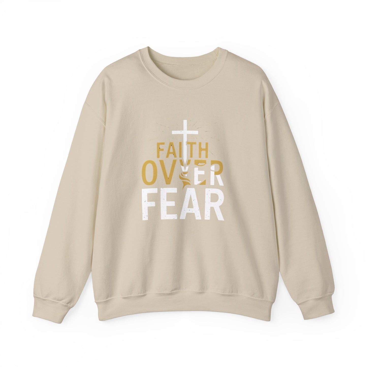 Faith Over Fear Unisex Heavy Blend™ Crewneck Sweatshirt