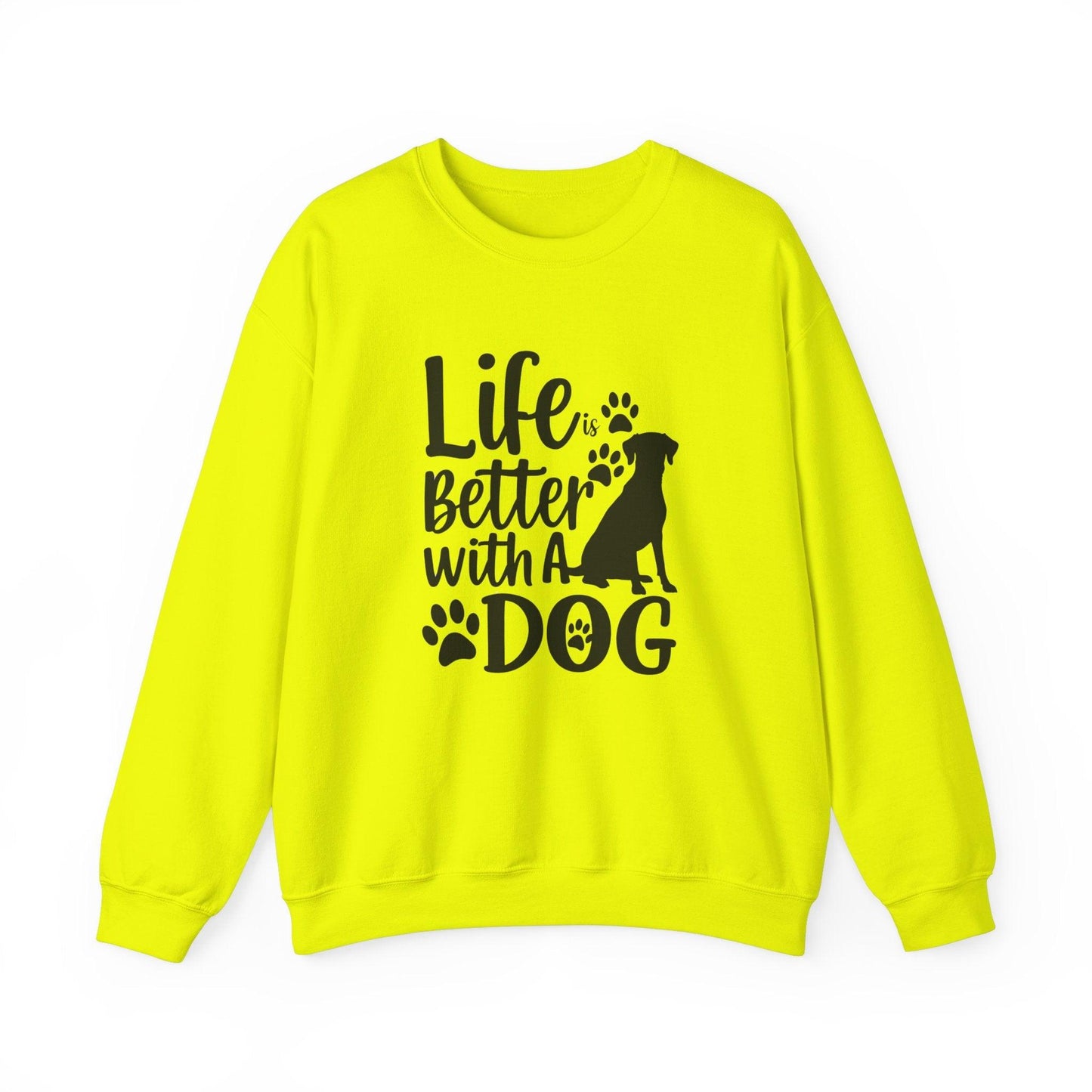 Life is Better With a Dog  Unisex Heavy Blend™ Crewneck Sweatshirt