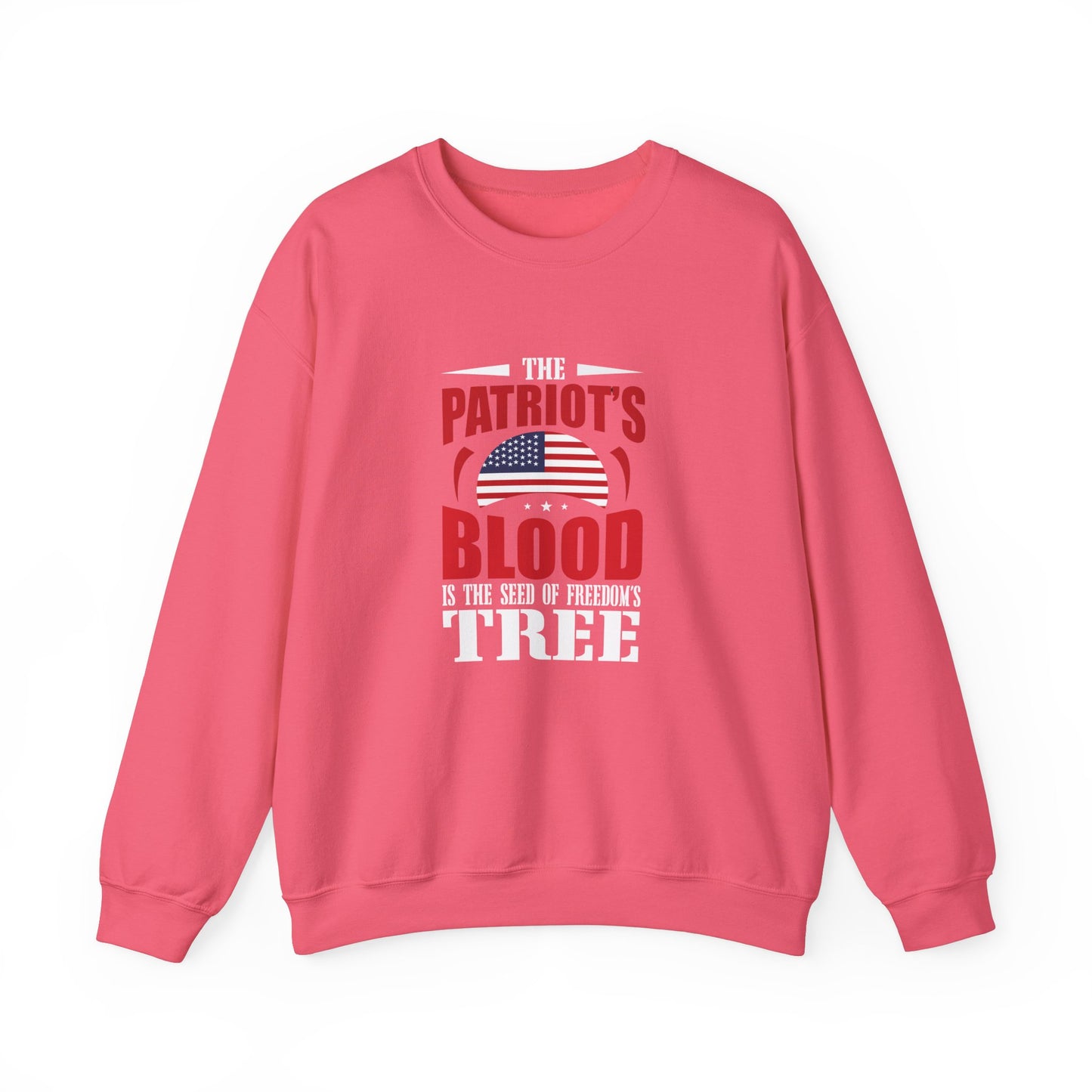 The Patroit Blood Is The Seed of Freedom Tree Unisex Heavy Blend™ Crewneck Sweatshirt