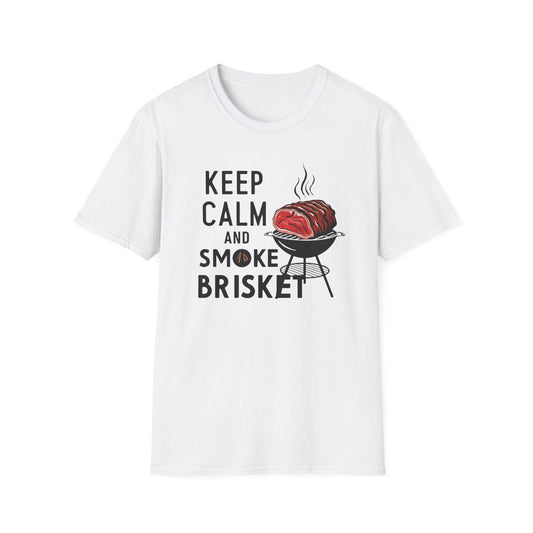 Keep Calm and Smoke Brisket Unisex Softstyle T-Shirt