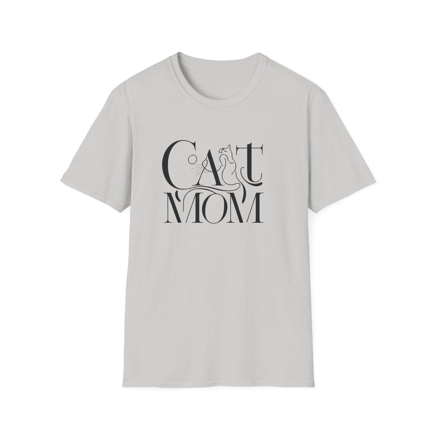 Cat Mom Unisex Softstyle T-Shirt