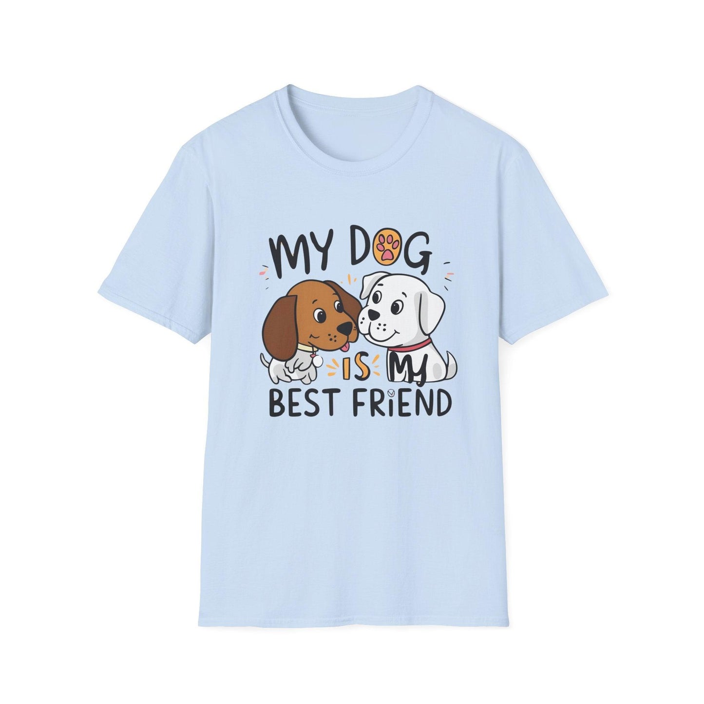 My Dog Is My BestFriend Unisex Softstyle T-Shirt