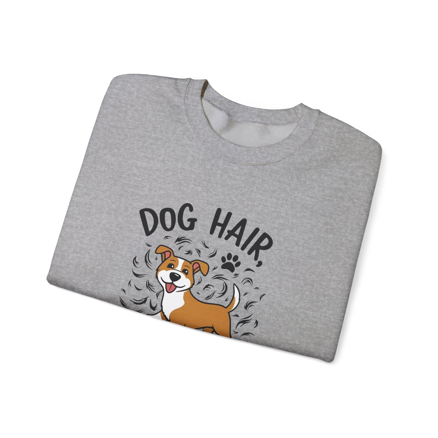 Dog Hair Dog Don't Care Unisex Heavy Blend™ Crewneck Sweatshirt