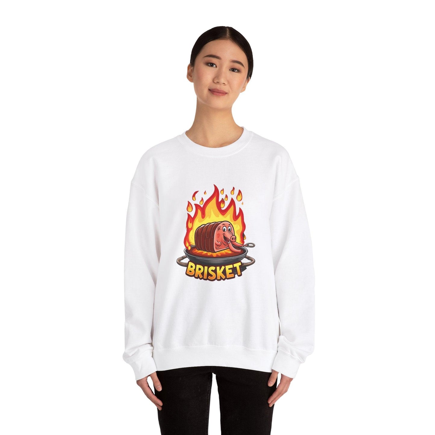 Hot Brisket Unisex Heavy Blend™ Crewneck Sweatshirt