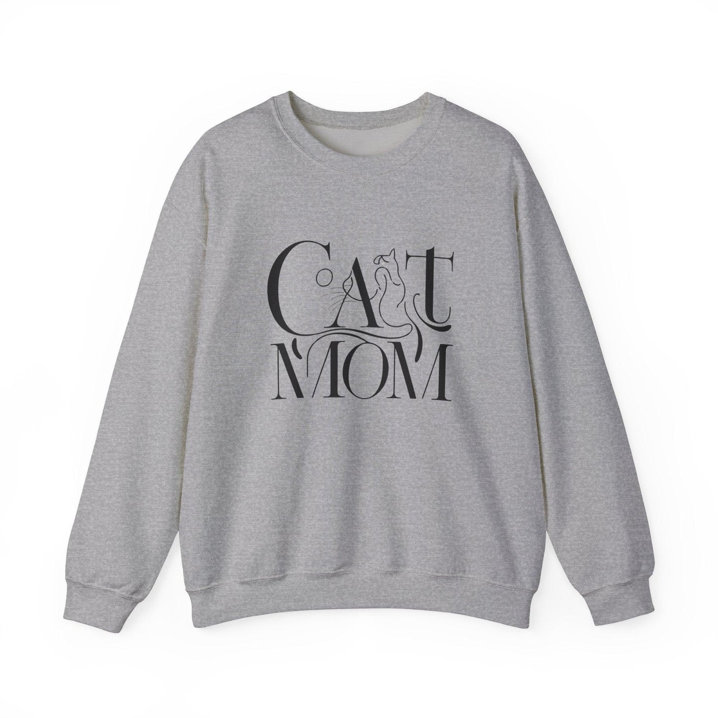 Cat Mom Unisex Heavy Blend™ Crewneck Sweatshirt